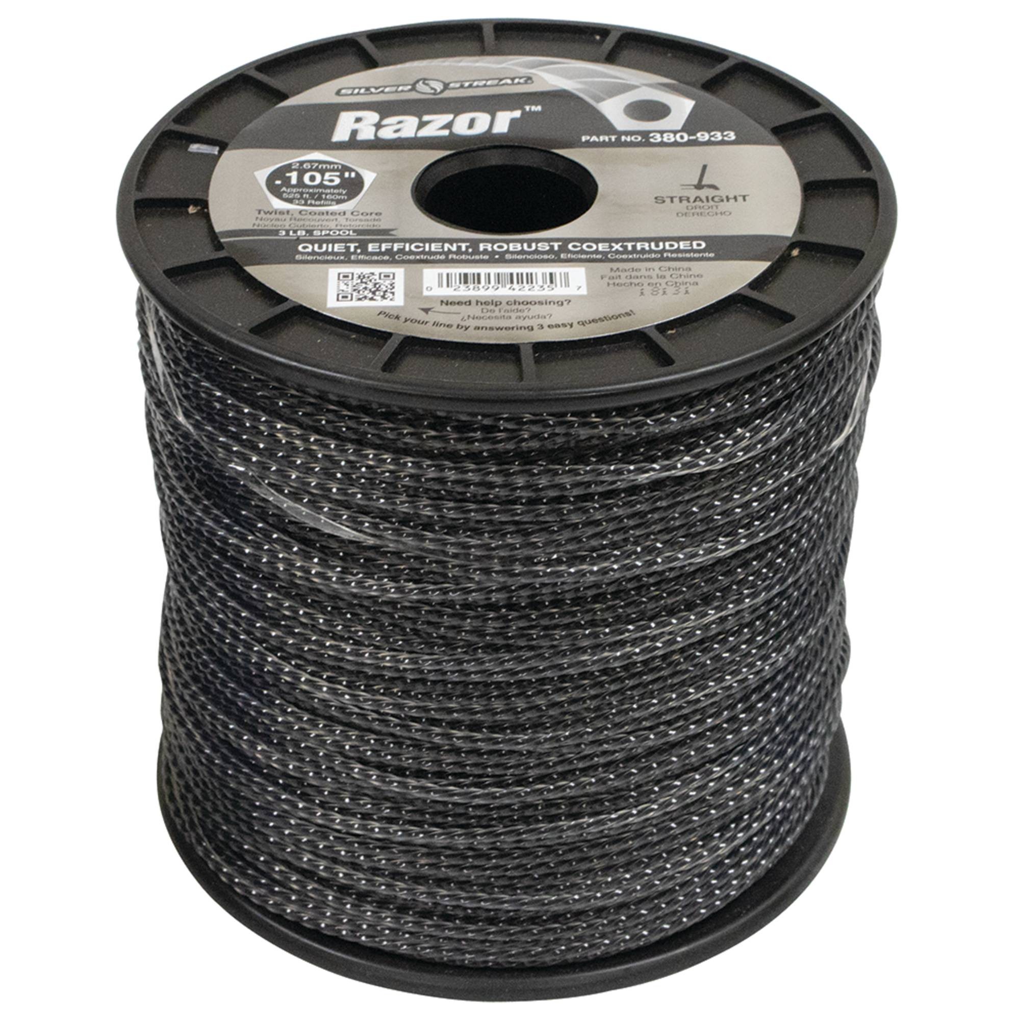 New Silver Streak Razor Trimmer Line for .105 3 lb. Spool, 380-933