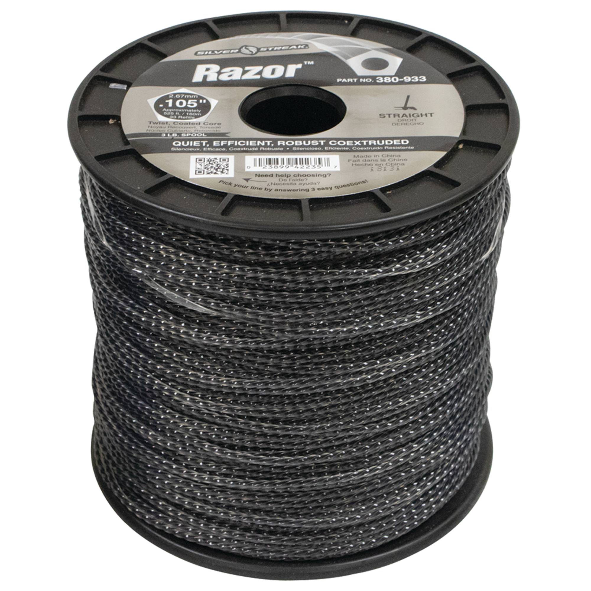 New Silver Streak Razor Trimmer Line for .105 3 lb. Spool, 380-933