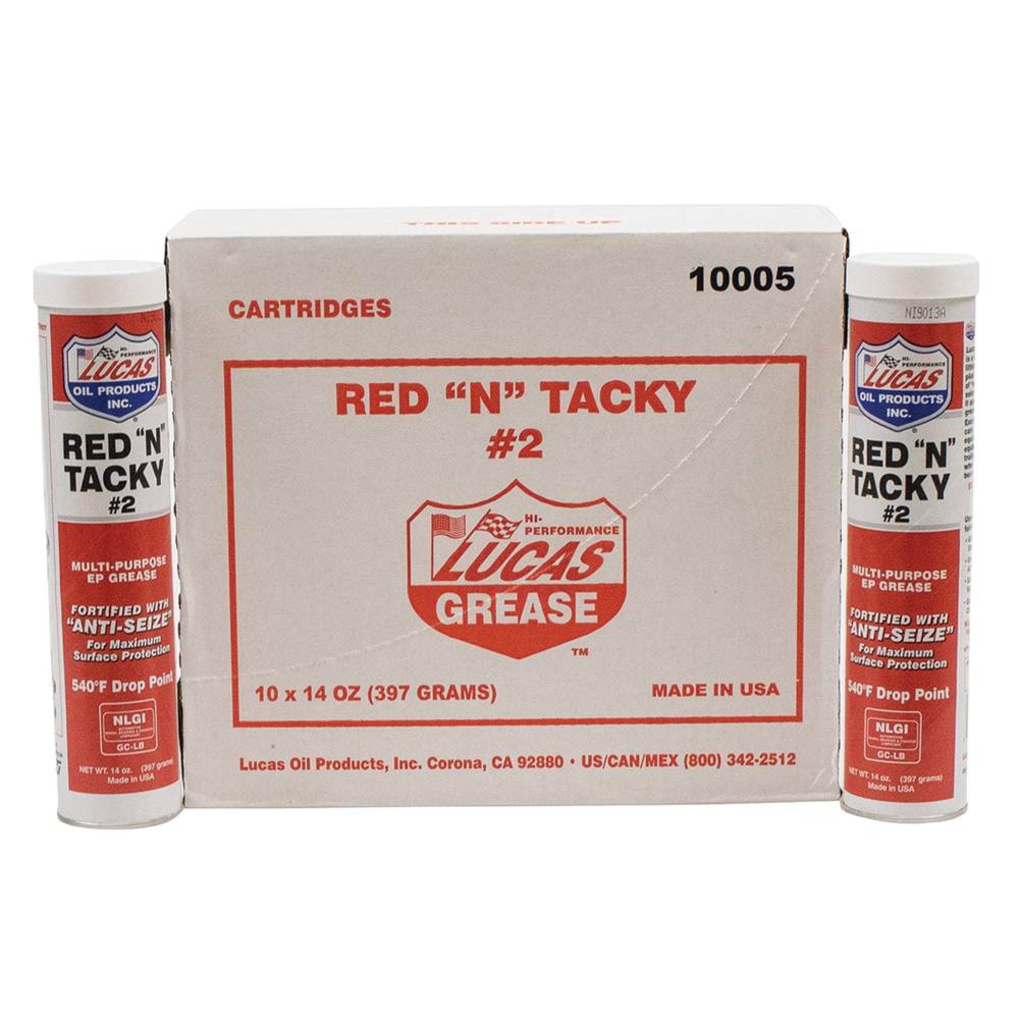 New Stens 051-611 Genuine Stens Red & Tacky Grease 14OZ