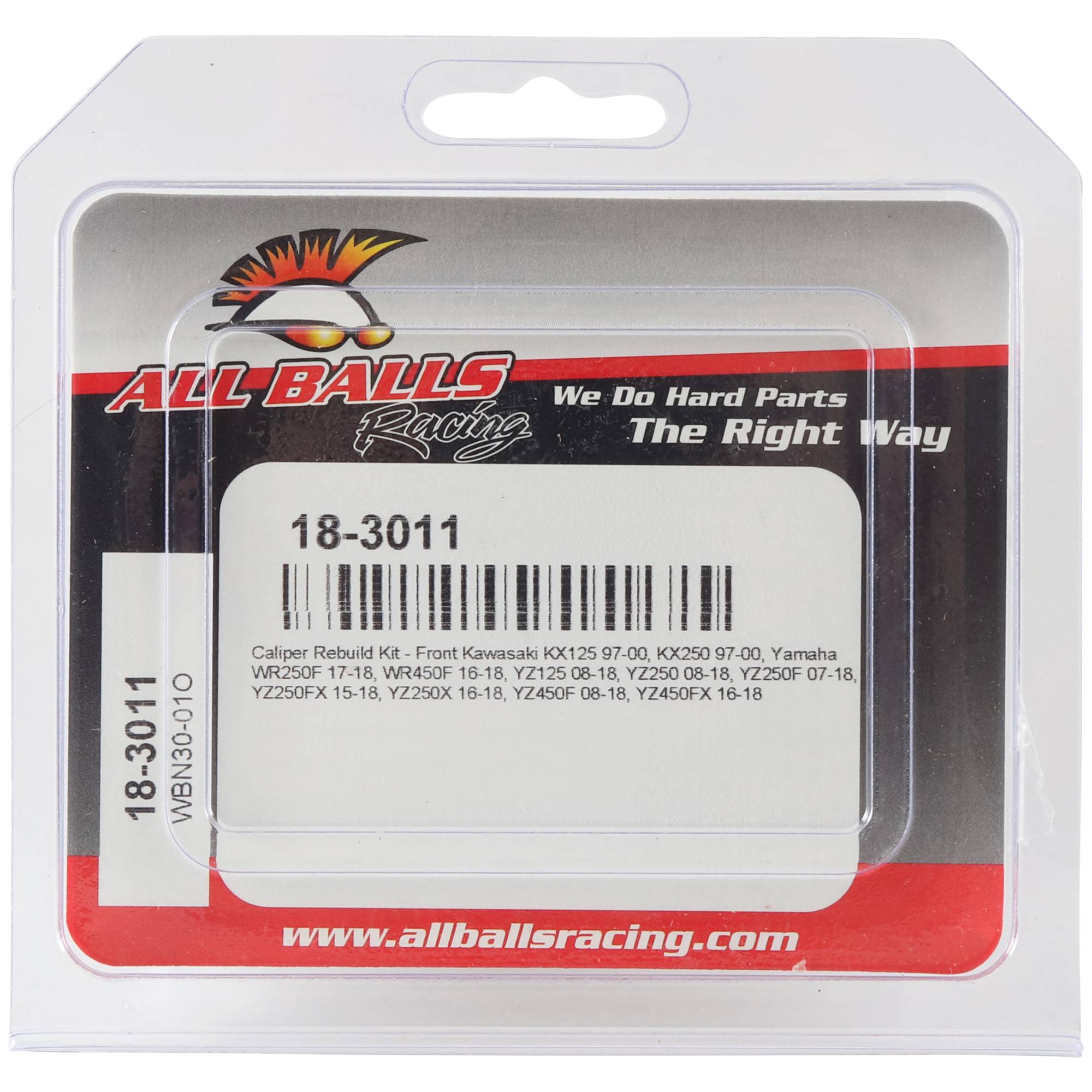 All Balls Caliper Rebuild Kit 18-3011 for Kawasaki 125KX 97-00, 250 KX 97-00