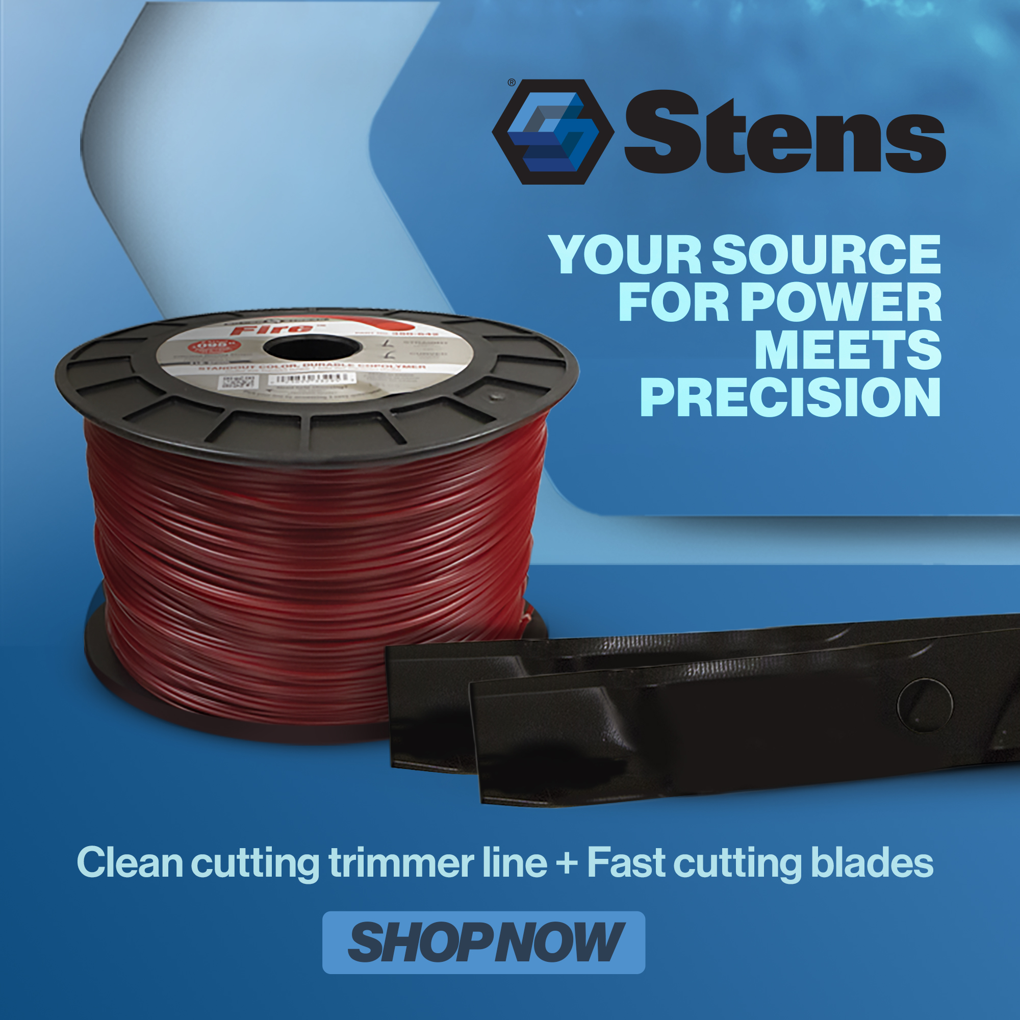 Helix Trimmer Line 655' Approx Length, 0.130" Dia., Twist Shape, 3 lb; 380-334