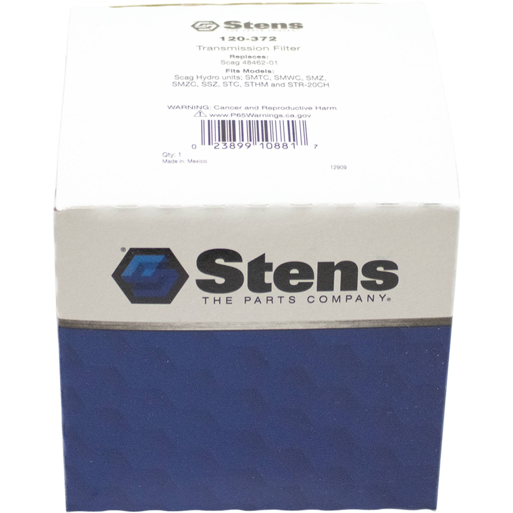 Stens Transmission Filter Replaces, Scag 48462-01, 120-372