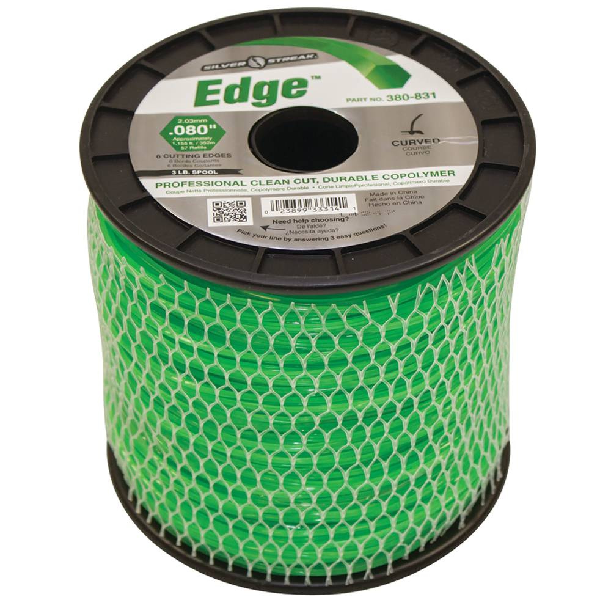 New Silver Streak Edge Trimmer Line Replaces, .080 3 lb. Spool, 380-831