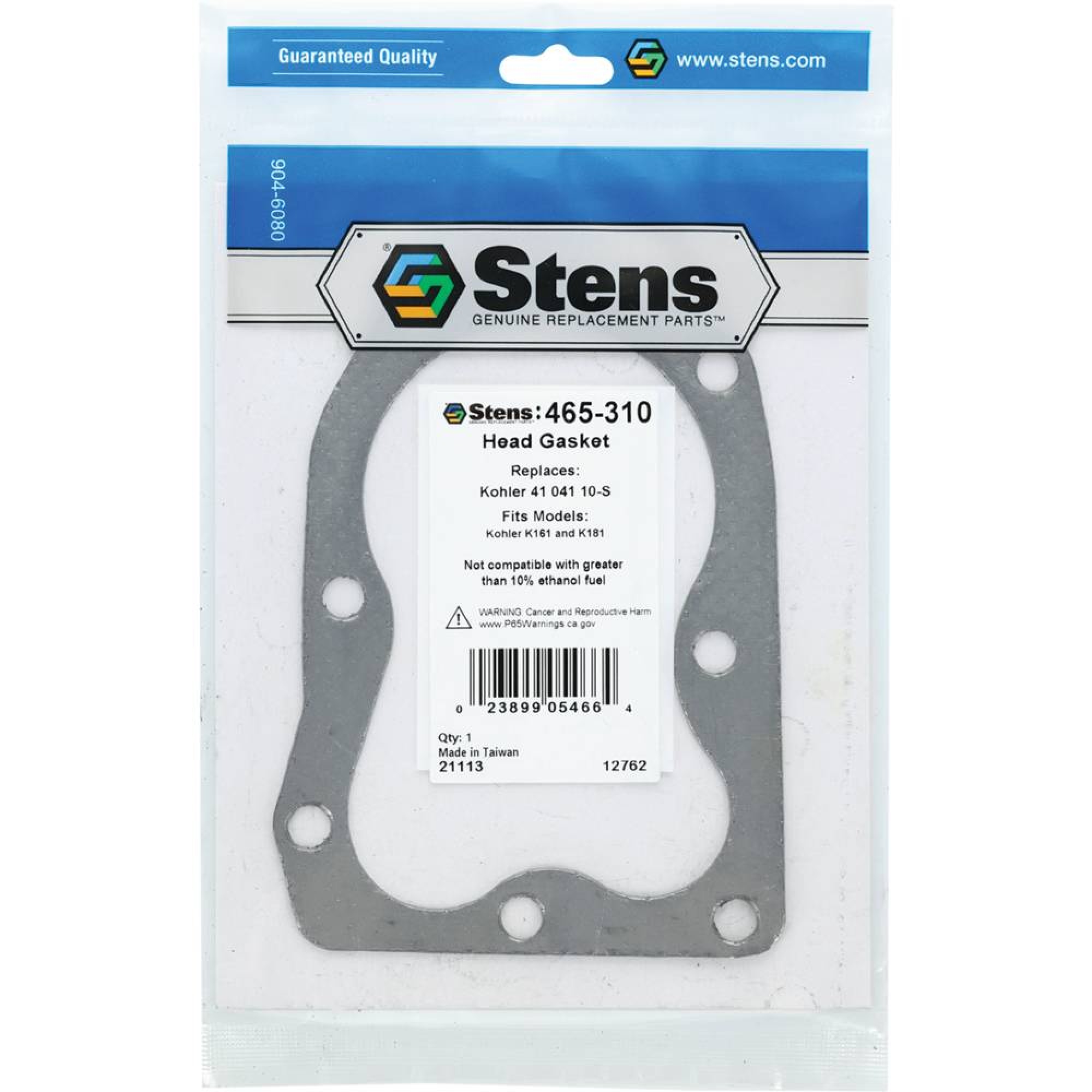 Stens 465-310 Metal Head Gasket, Kohler 41 041 10-S