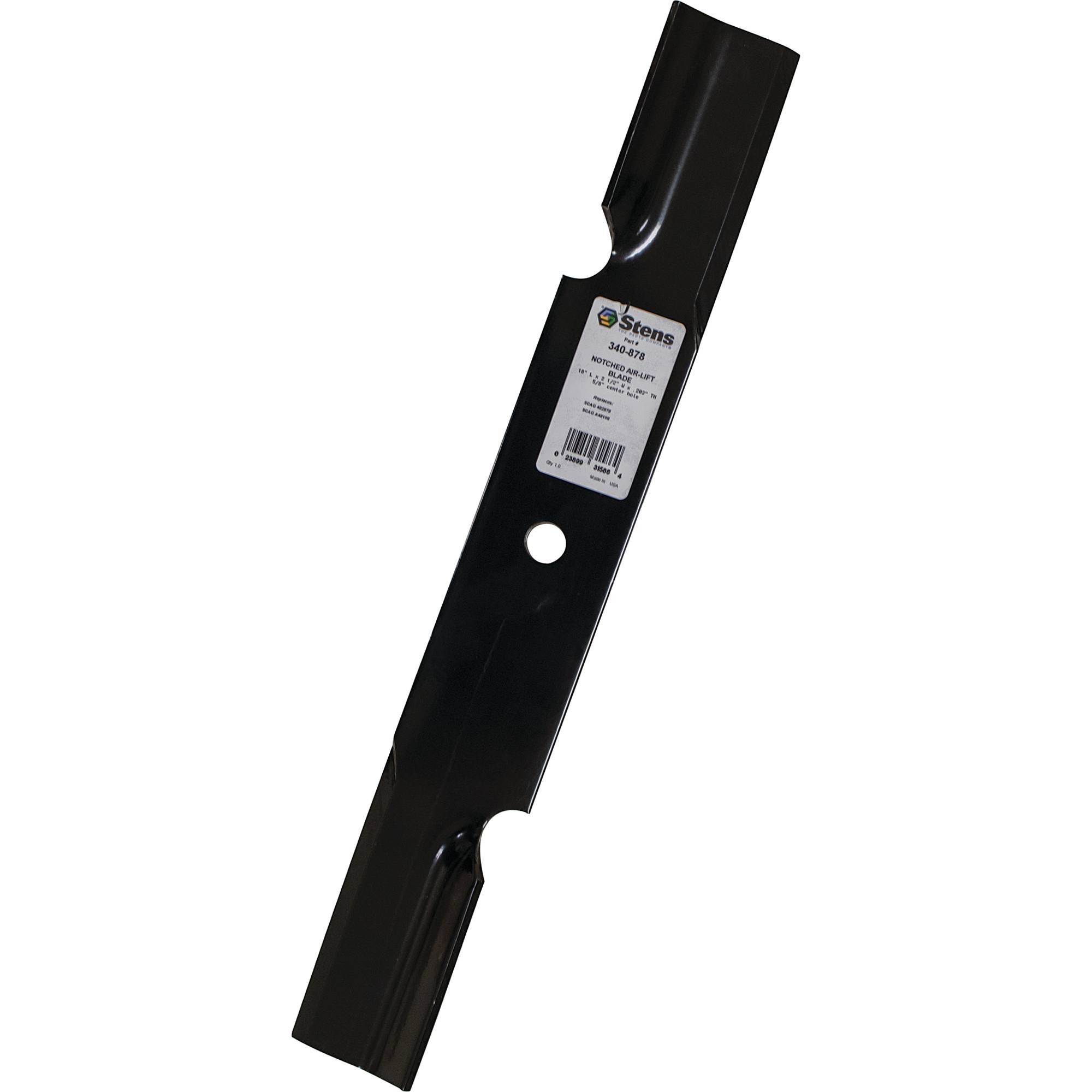Stens 340-878 Scag 482878 Notched Air-Lift Blade