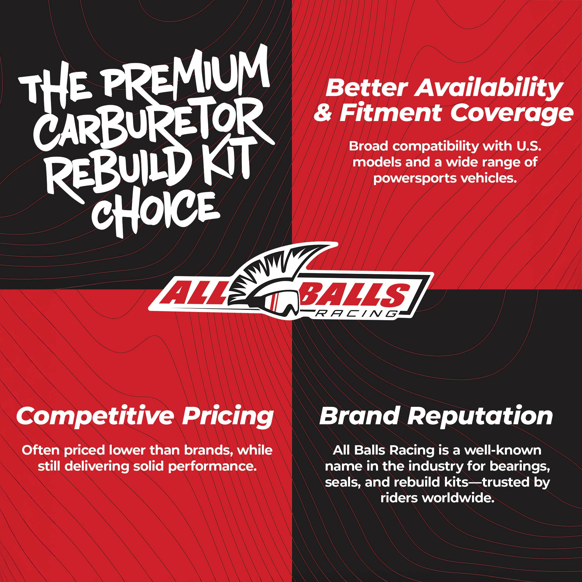 All Balls Carburetor Rebuild Kit 26-1173 for Honda CRF 230 F 03-17