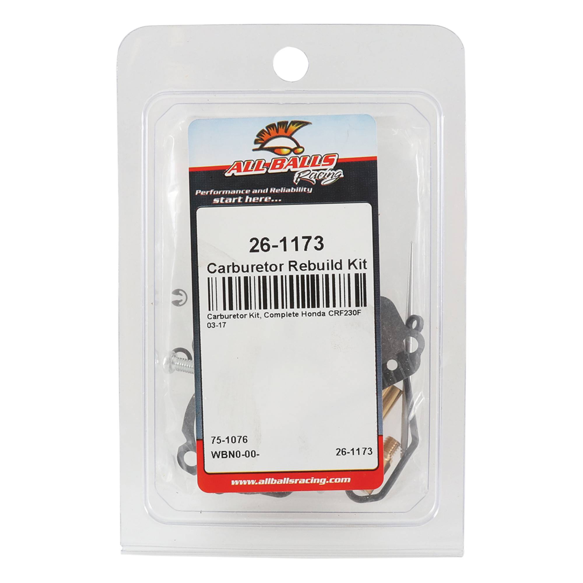 All Balls Carburetor Rebuild Kit 26-1173 for Honda CRF 230 F 03-17
