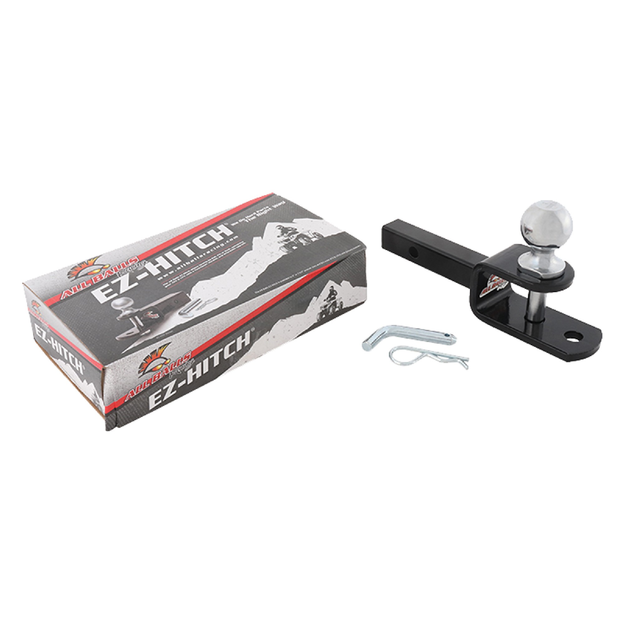 All Balls Racing EZ Hitch 1-1/4" receiver 2" ball 43-1002 for Kymco Dom X 4