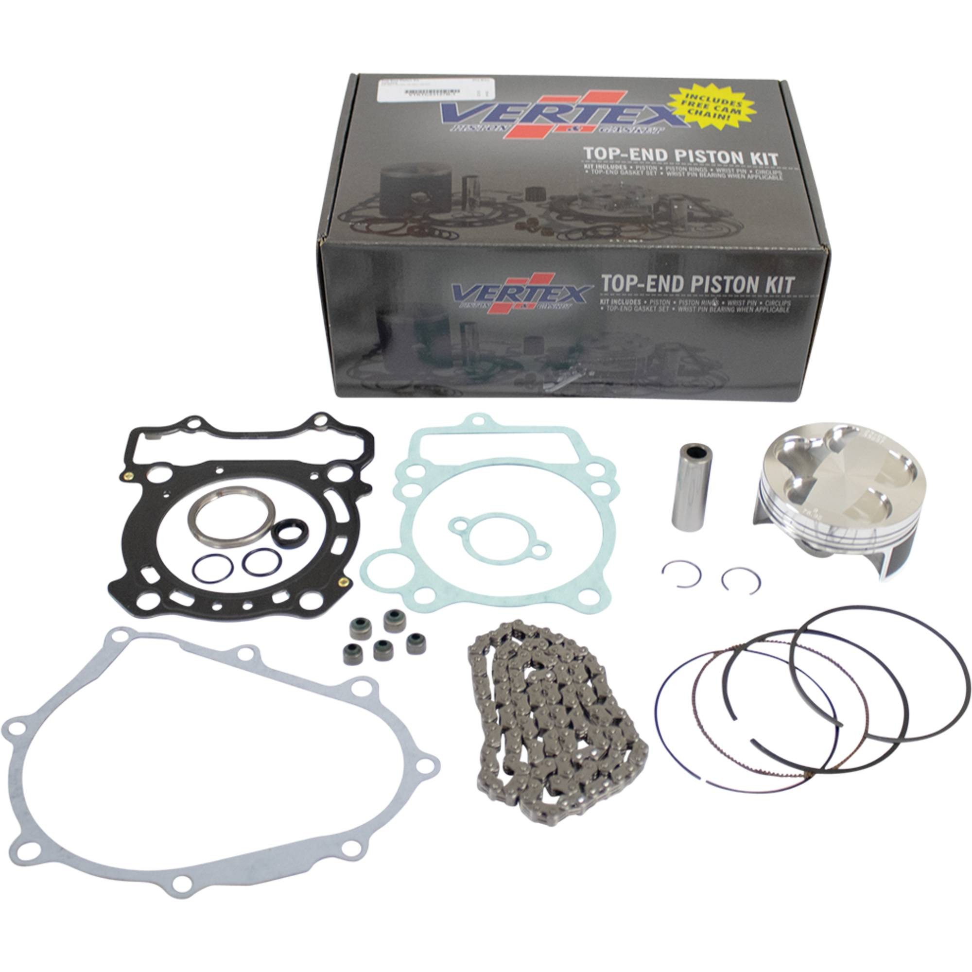 Top End Piston Kit For Yamaha WR 250 F 2001-02, YZ 250 F 2005-07; VTKTC23127B-1