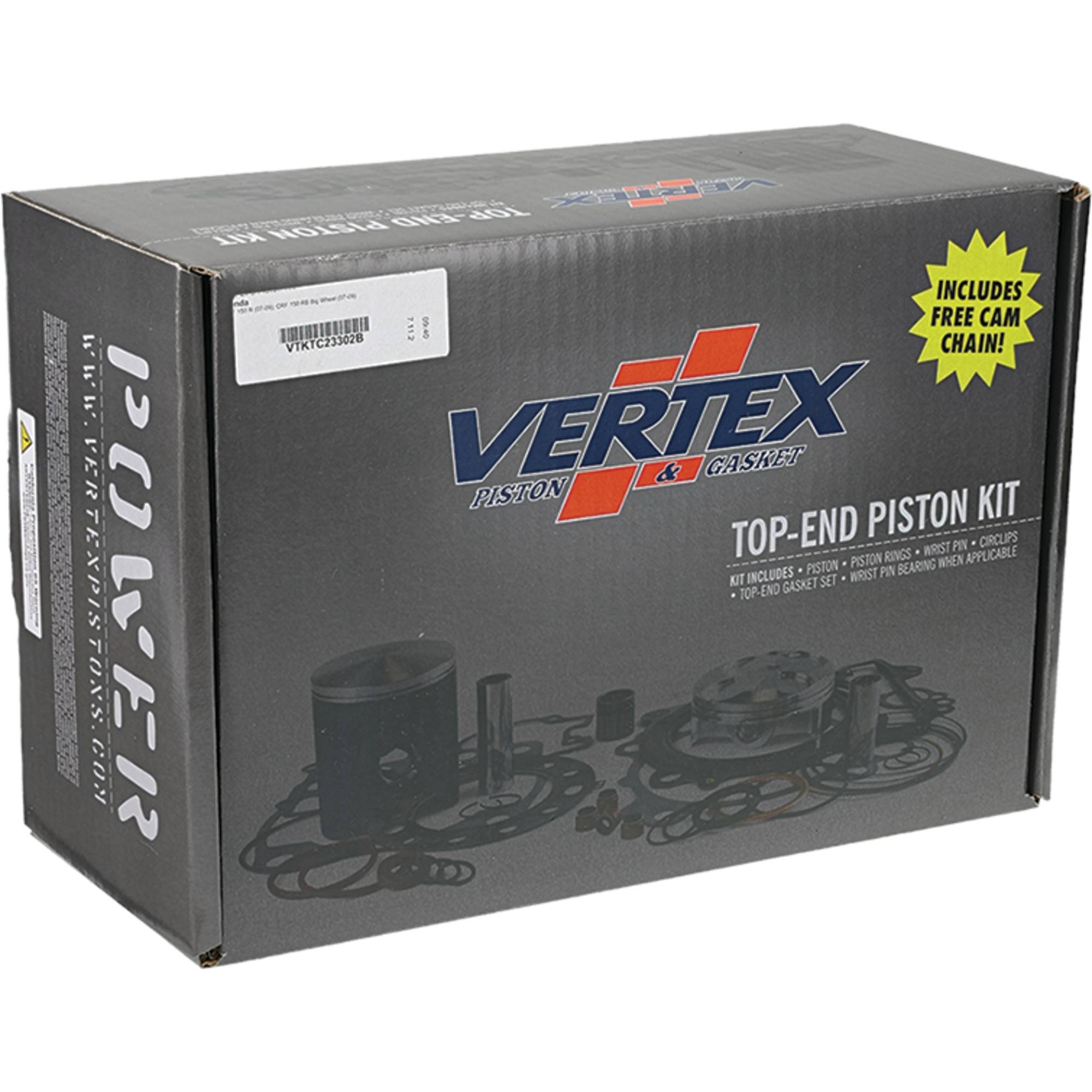 Top End Piston Kit For Honda CRF 150 RB Big Wheel 2007-2009; VTKTC23302B