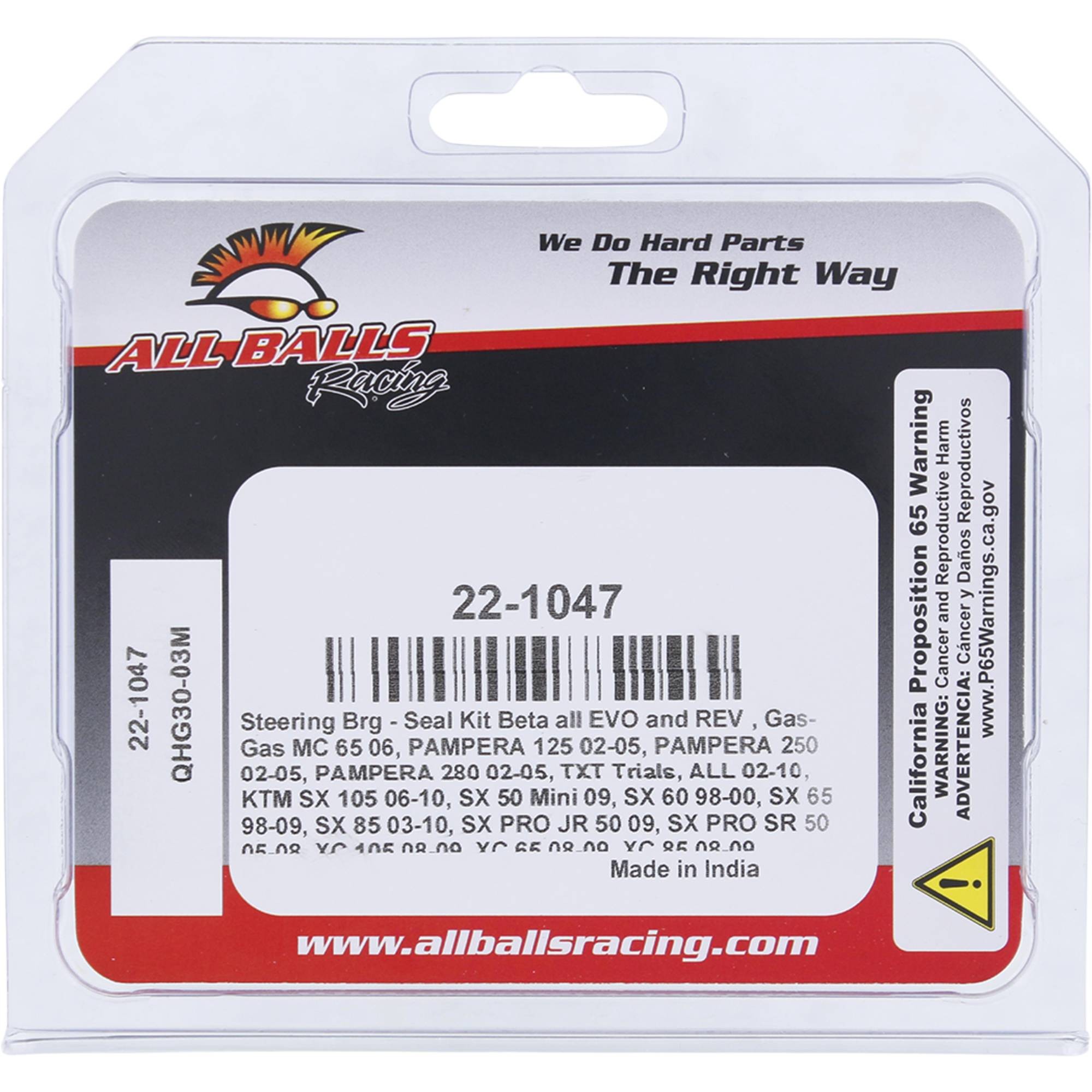 All Balls Steering Stem Bearing Seal Kit for Beta Gas-Gas Husqvarna KTM