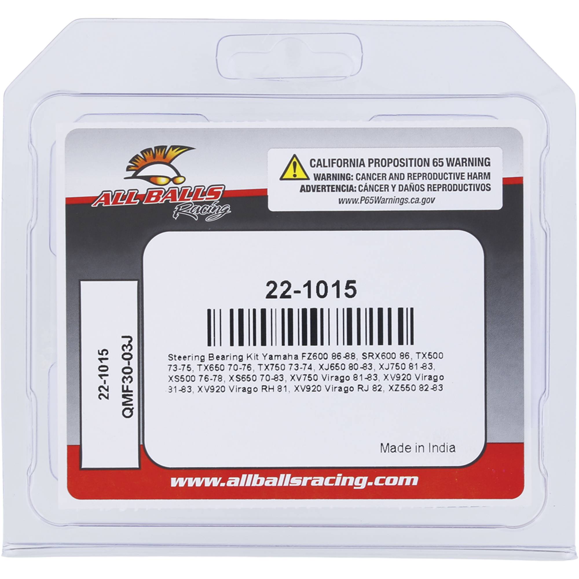 All Balls Steering Stem Bearing Seal Kit for Yamaha