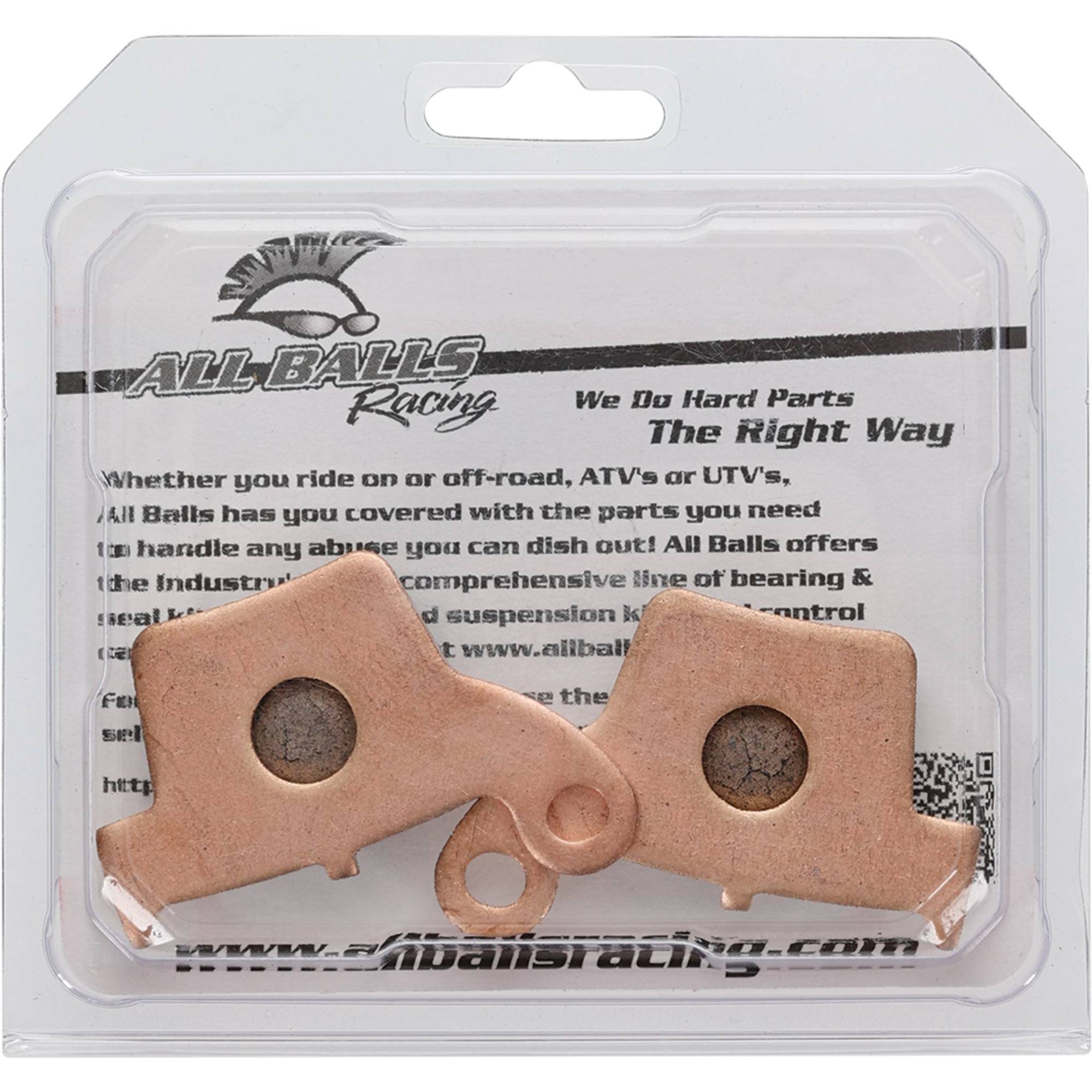 Brake Pad Kit Sintered For Honda CR125R 2002-2007, CR250R 2002-2007; 18-8063