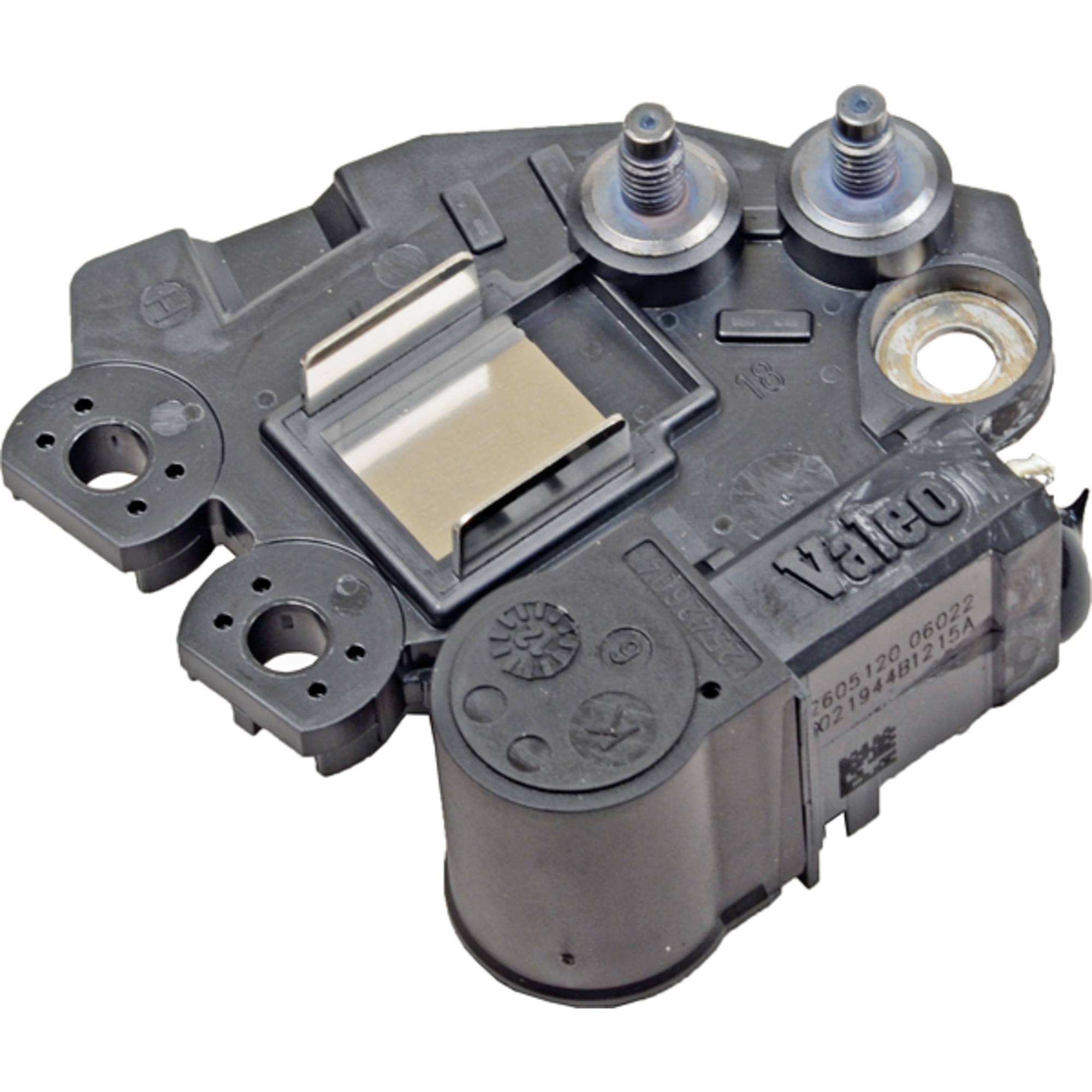 Regulator, Electronic For Valeo 593993 12V, Includes Brush Holder VLS-593993