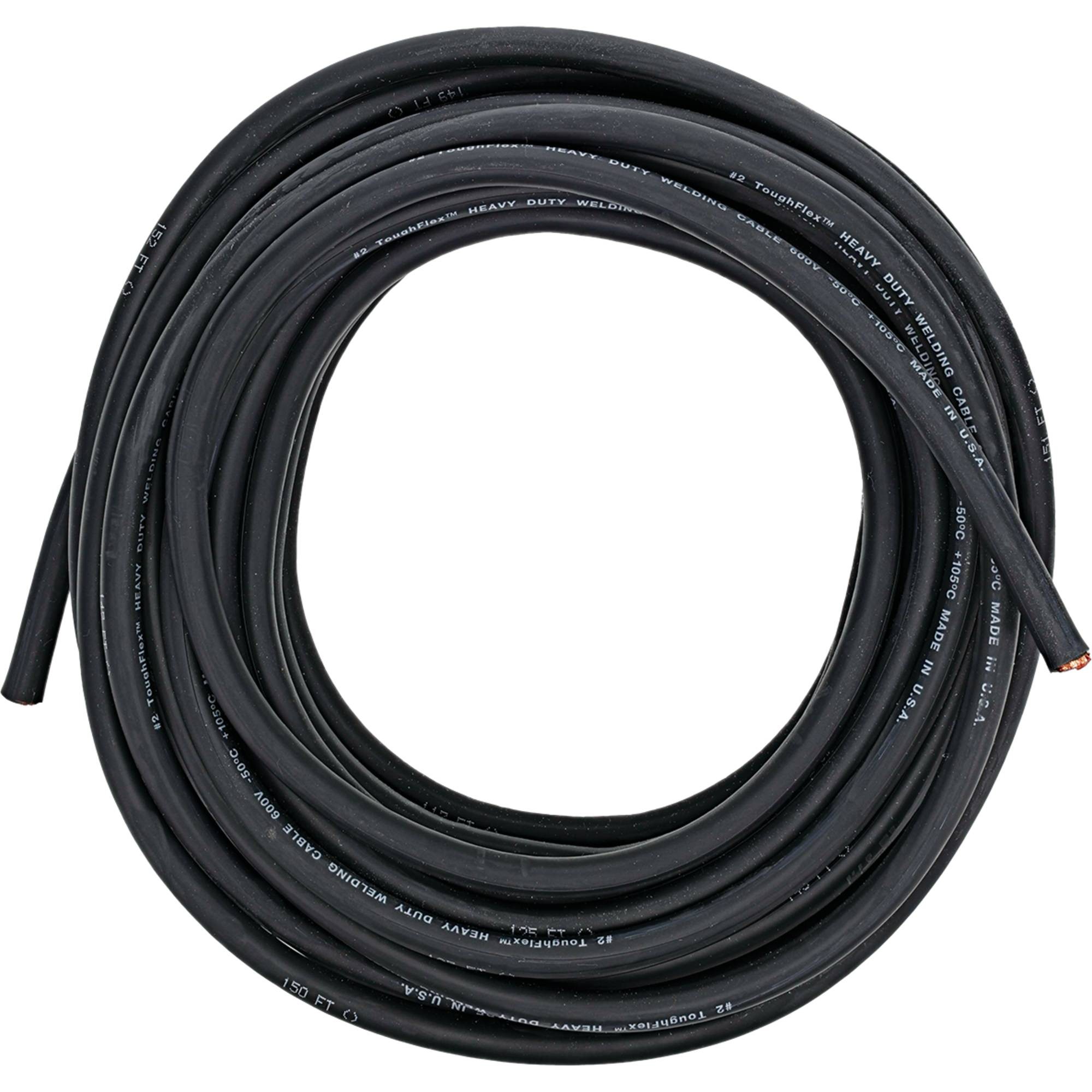 Welding Cable Black Color, 1 No. Of Wires, EPR Insulation Type 600-02002-50