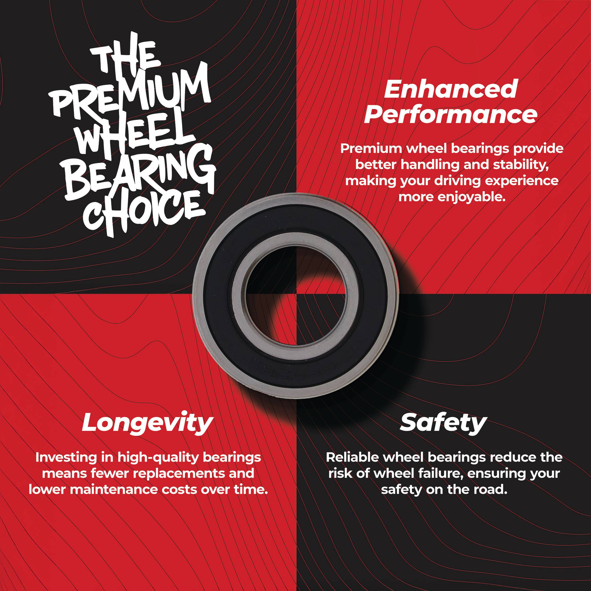 All Balls Wheel Bearing Kit for Harley & Kawasaki (Set of 2)