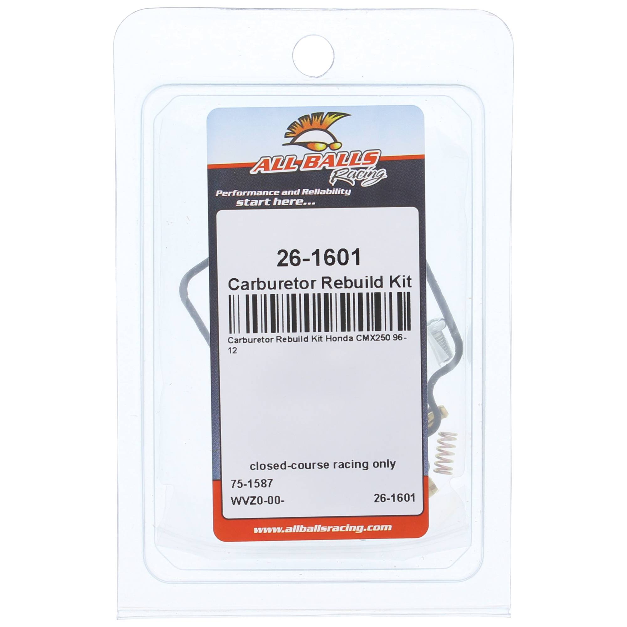 All Balls Carburetor Rebuild Kit 26-1601 for Honda CMX 250 C Rebel 96-12