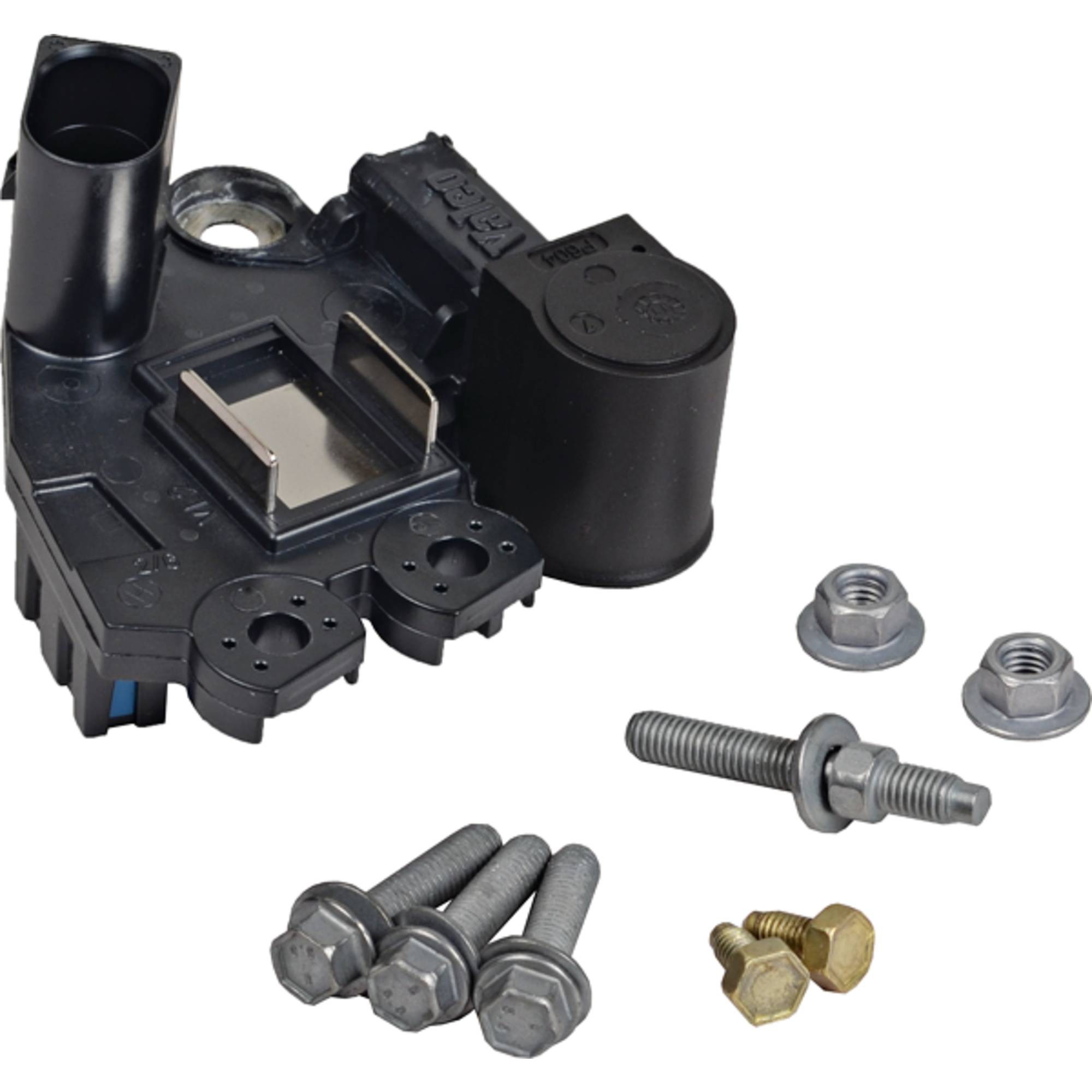 New Regulator for Valeo; 12V, B-Circuit; Term ID: Negative; w/ Brush Holder