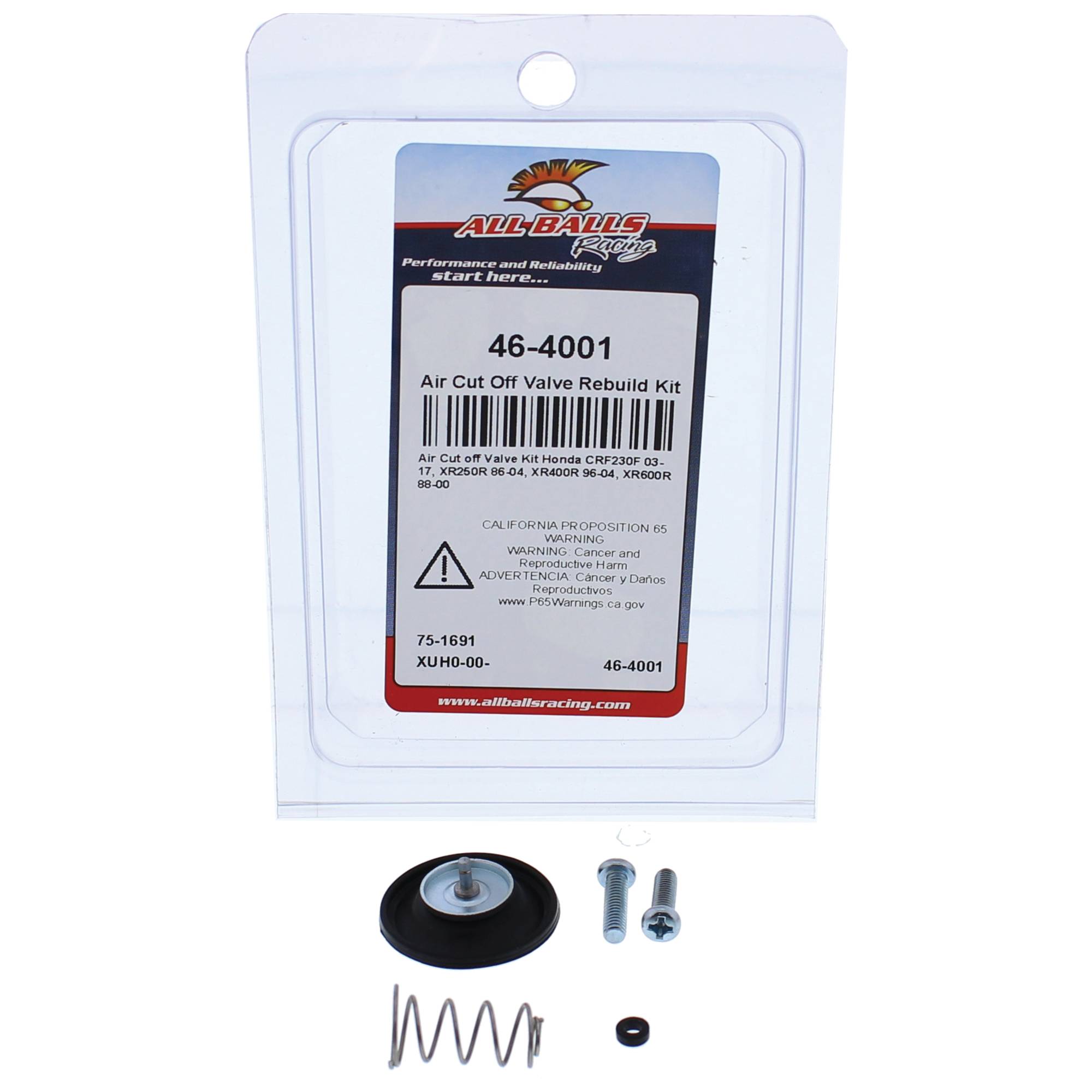 All Balls Air Cut Off Valve Rebuild Kit 46-4001 for Honda CRF 230 F 03-17