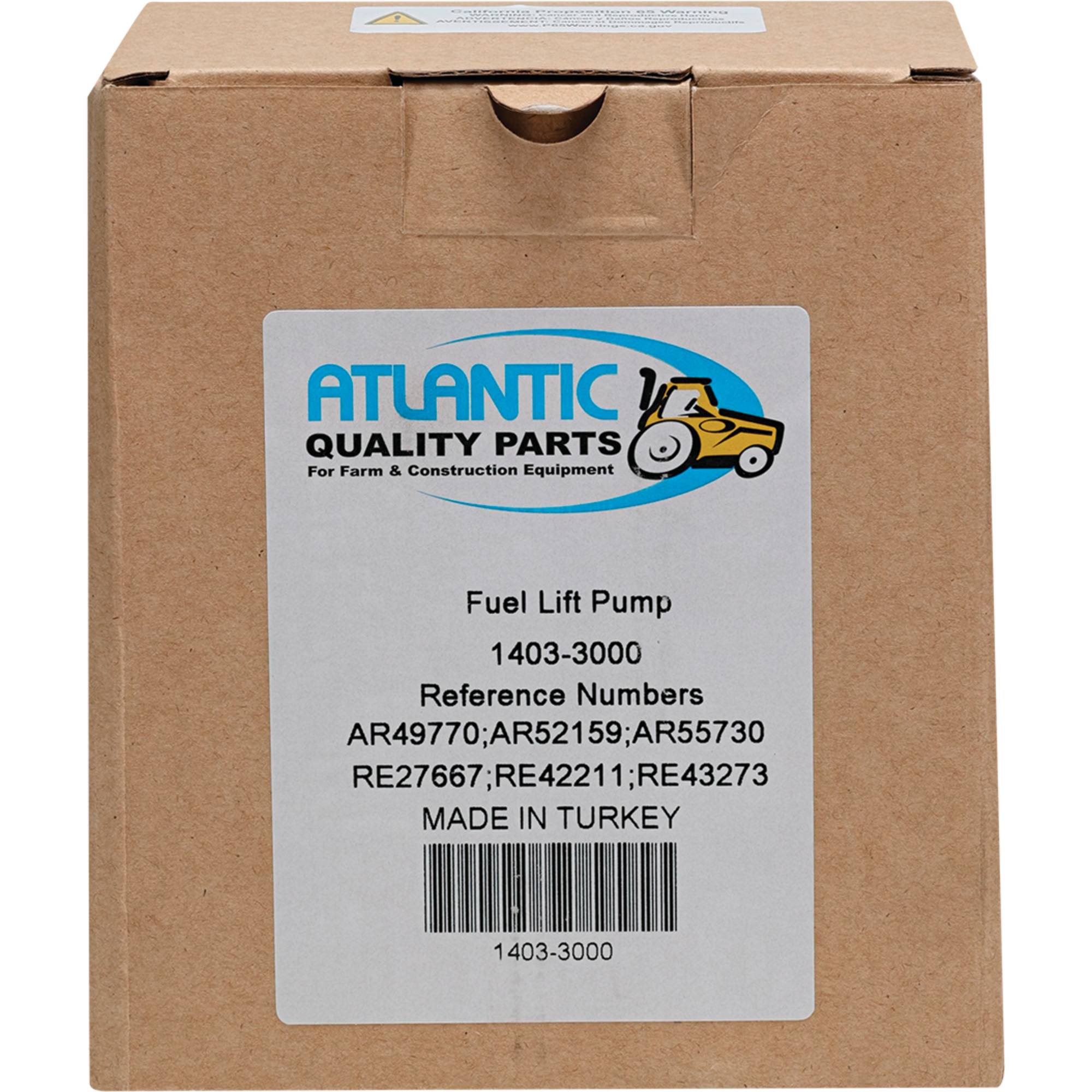 Fuel Pump For John Deere 1010, 1020, 1030, 1040 AR49770 Tractors; 1403-3000