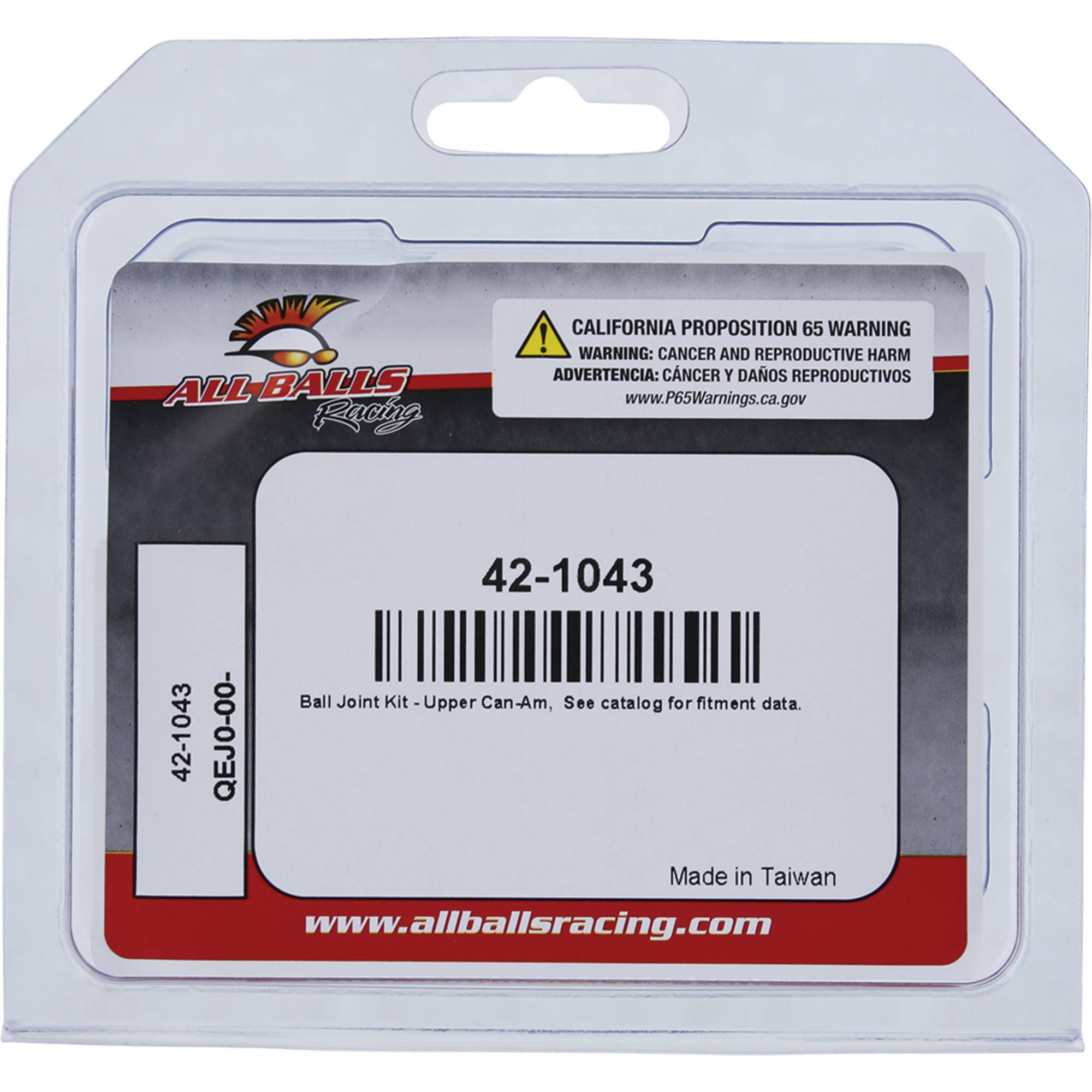 All Balls Ball Joint Kit - Upper Can-Am Commander 1000 DPS 16-17, 42-1043
