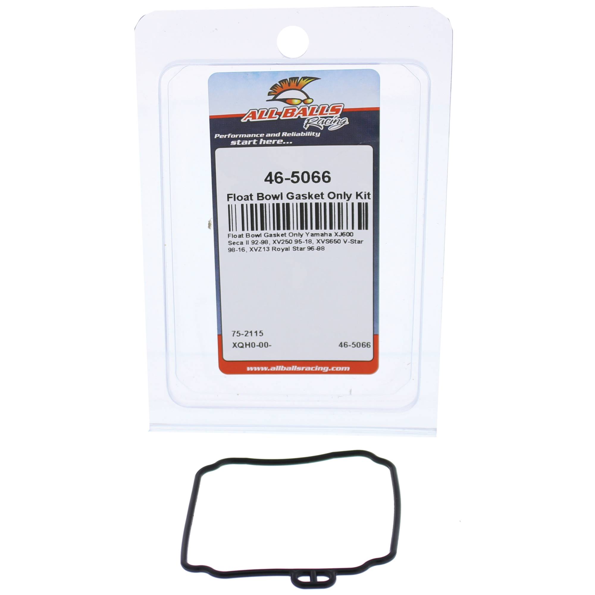 All Balls Float Bowl Gasket Only Kit (46-5066) for Yamaha XVZ13 Royal Star 96-98