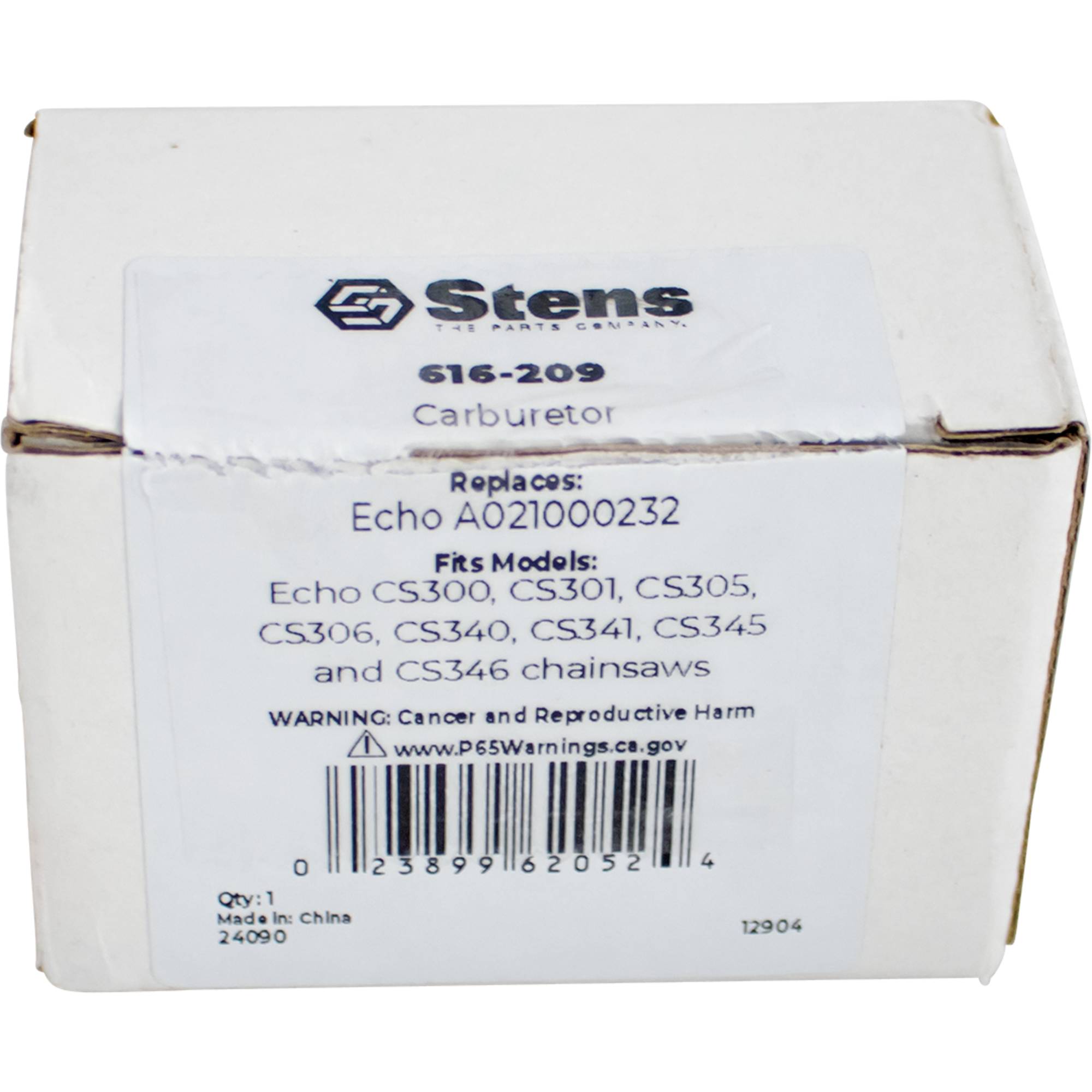 Carburetor For Echo CS300, CS301, CS305, CS306, CS340 Chainsaws; 616-209