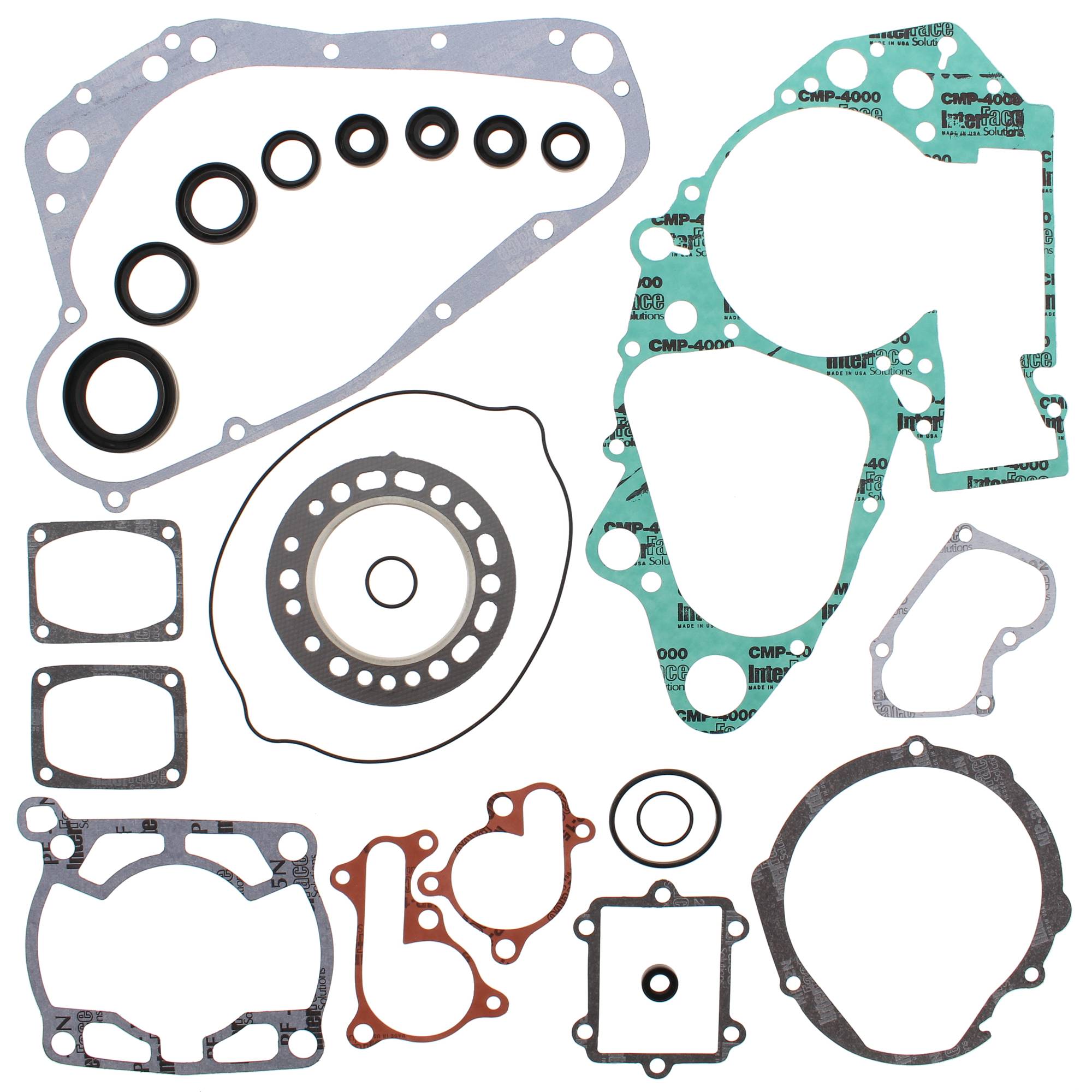 Vertex Gasket Set With Oil Seals (811578) for Suzuki RMX250 89-94