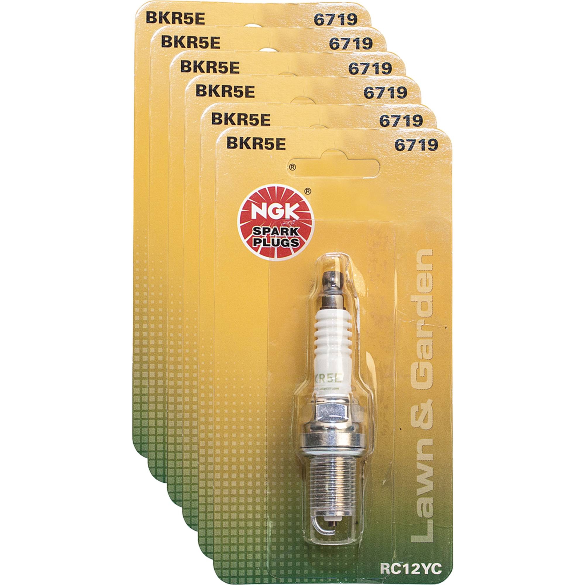 Carded Spark Plug For NGK 6719, BKR5E; 130-232-6