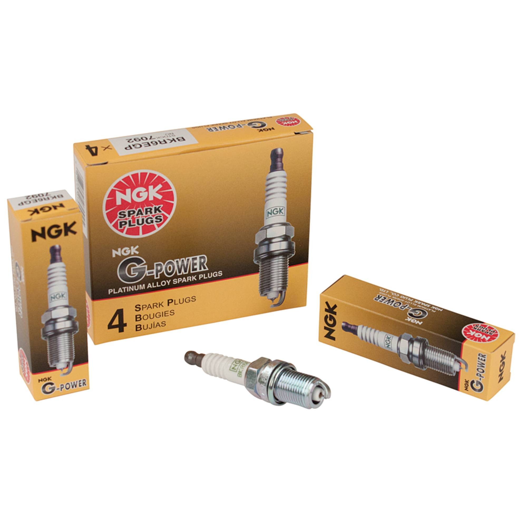 Spark Plug For NGK 7092, BKR6EGP; 130-808-4
