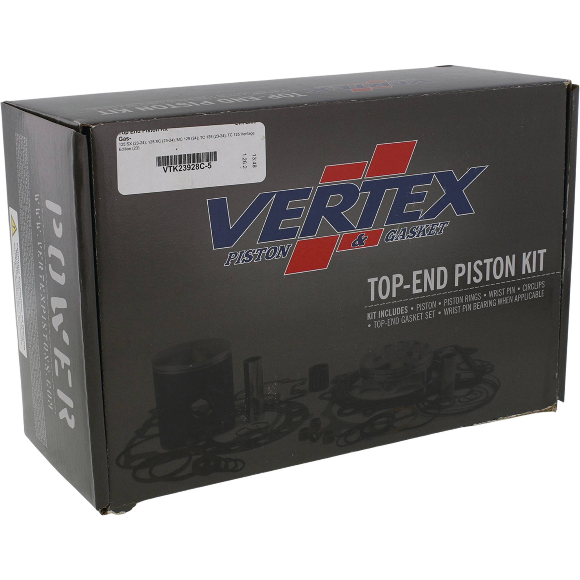 Top End Piston Kit For KTM 125 SX 2023-2024, 125 XC 2023-2024; VTK23928C-5