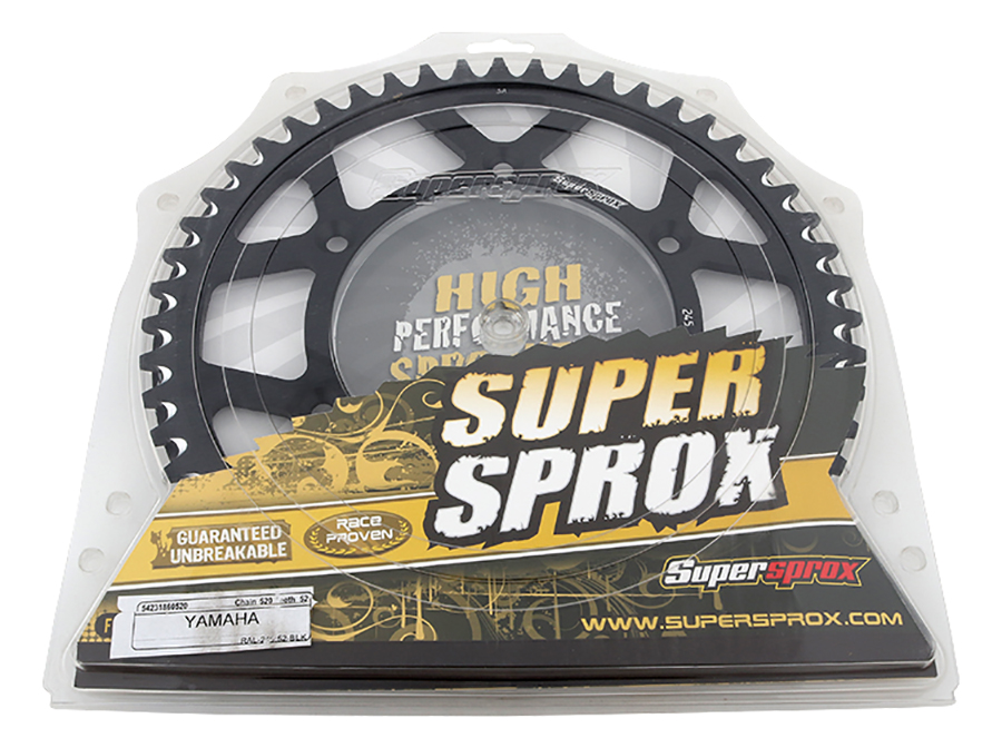 Alloy Sprocket Blk For Yamaha WR 250 R Dual Sport 2008-2020; RAL-245-52-BLK