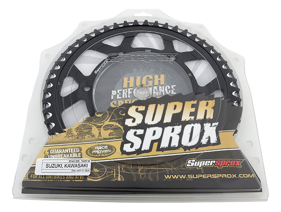 Alloy Sprocket Blk For Kawasaki KLX 250 S 2006-20 RAL-460-51-BLK; RAL-460-51-BLK