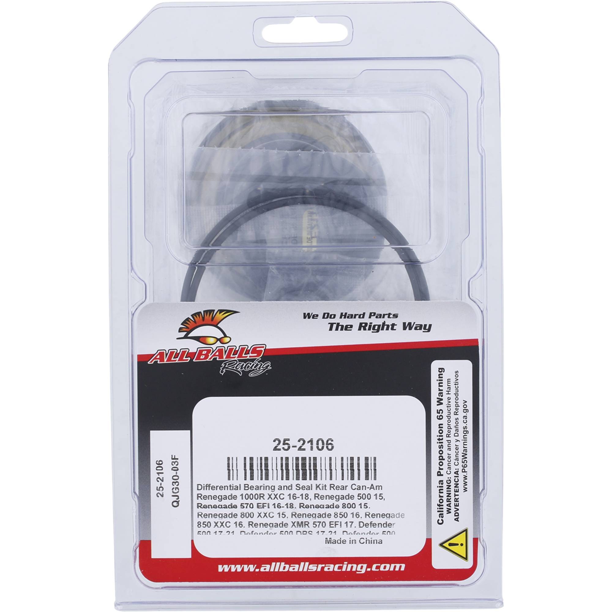 Differential Bearing and Seal Kit Rear Can-Am Outlander 1000 STD 25-2106