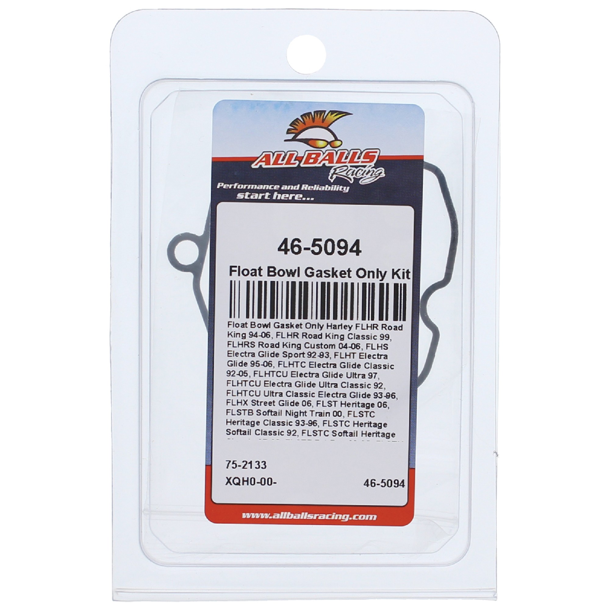 All Balls Float Bowl Gasket Only Kit (46-5094) for Harley FXD Super Glide 95-04