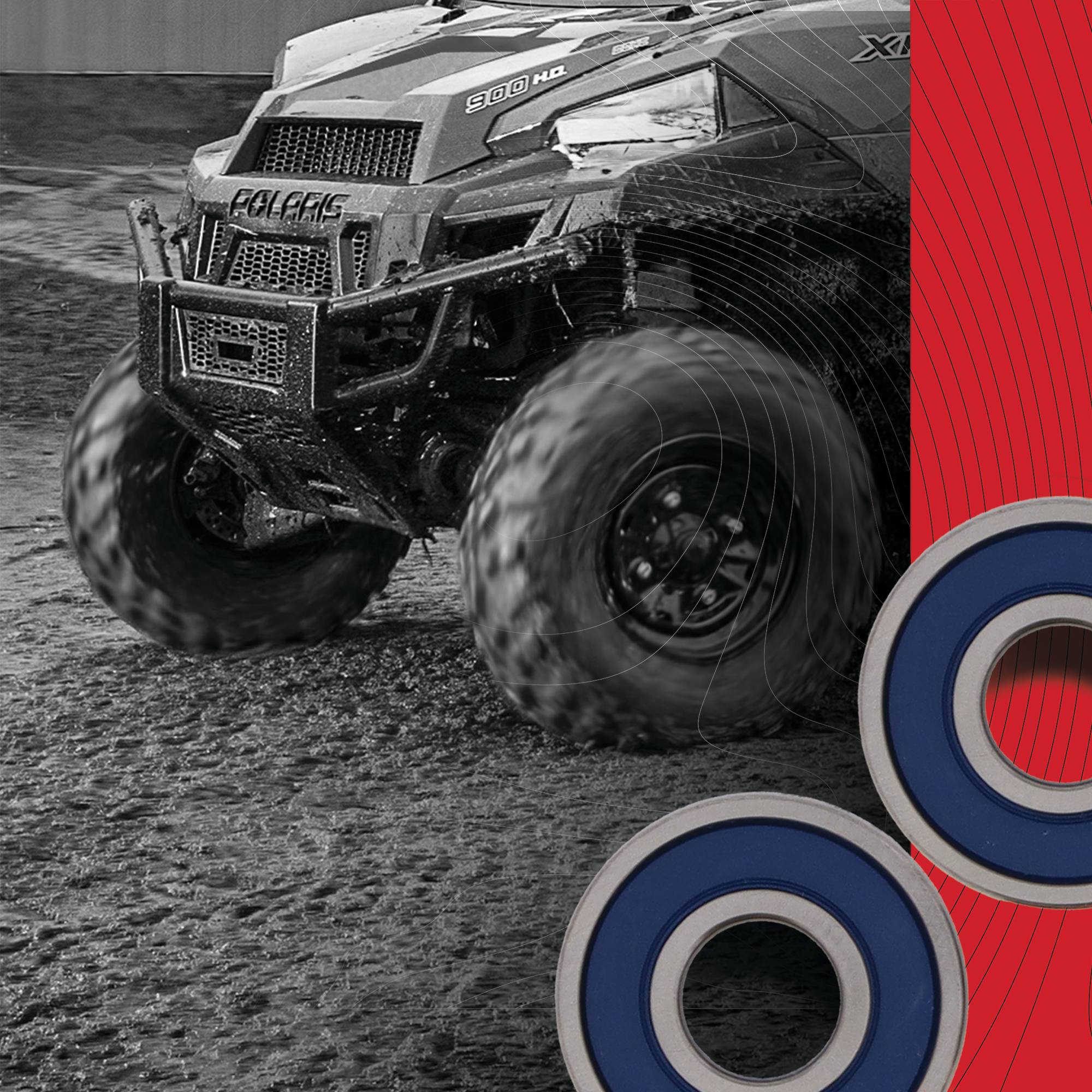 All Balls Wheel Bearing Kit (25-1762) for Rear Yamaha XV19 STRATOLINER 06-14