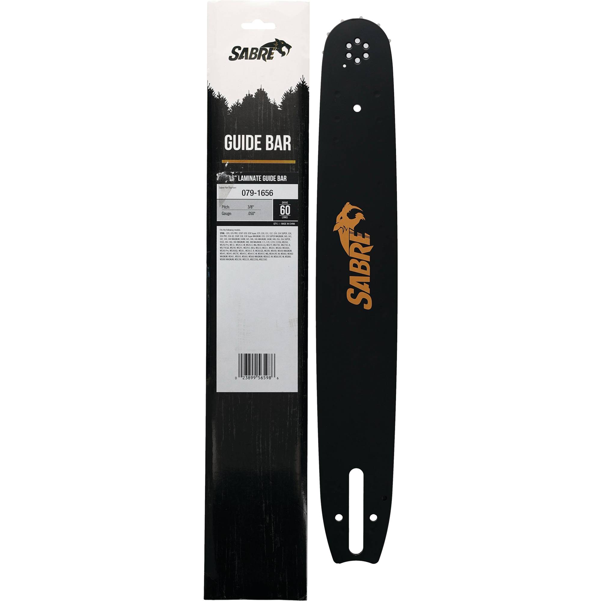 16" Laminate Sprocket Nose Bar For Stihl 026, 026 PRO, 026P, 028, 029 079-1656