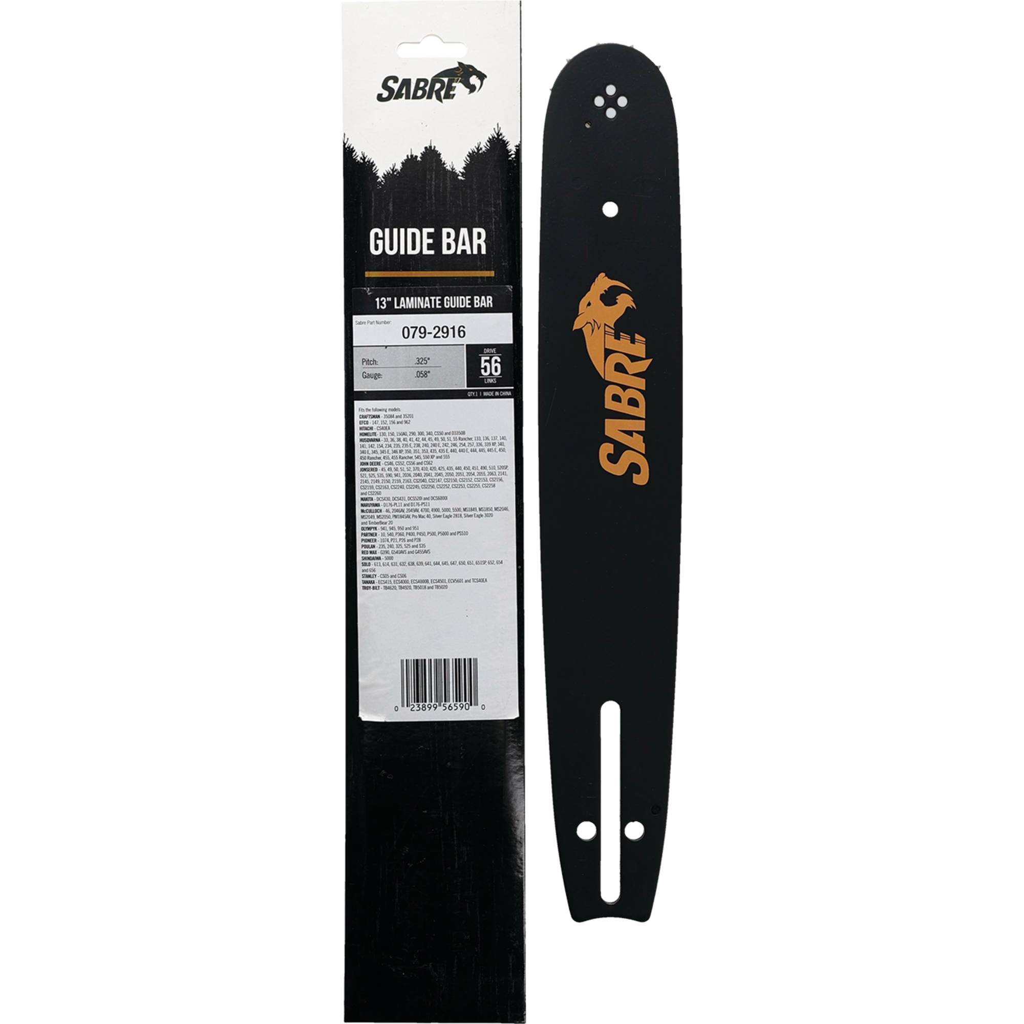 14" Laminate Sprocket Nose Bar For Craftsman 35084, 35201, Efco 147 079-2916