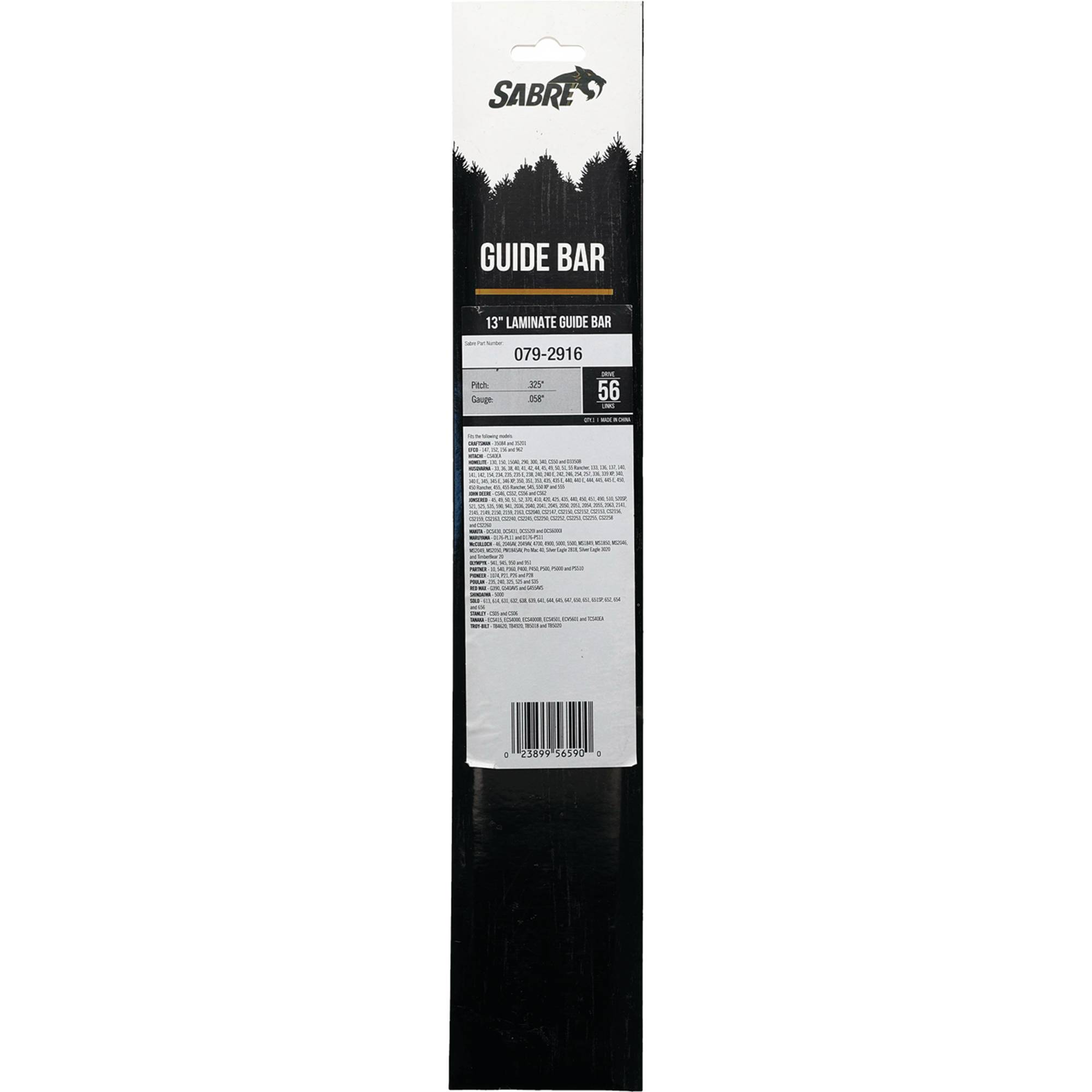 14" Laminate Sprocket Nose Bar For Craftsman 35084, 35201, Efco 147 079-2916