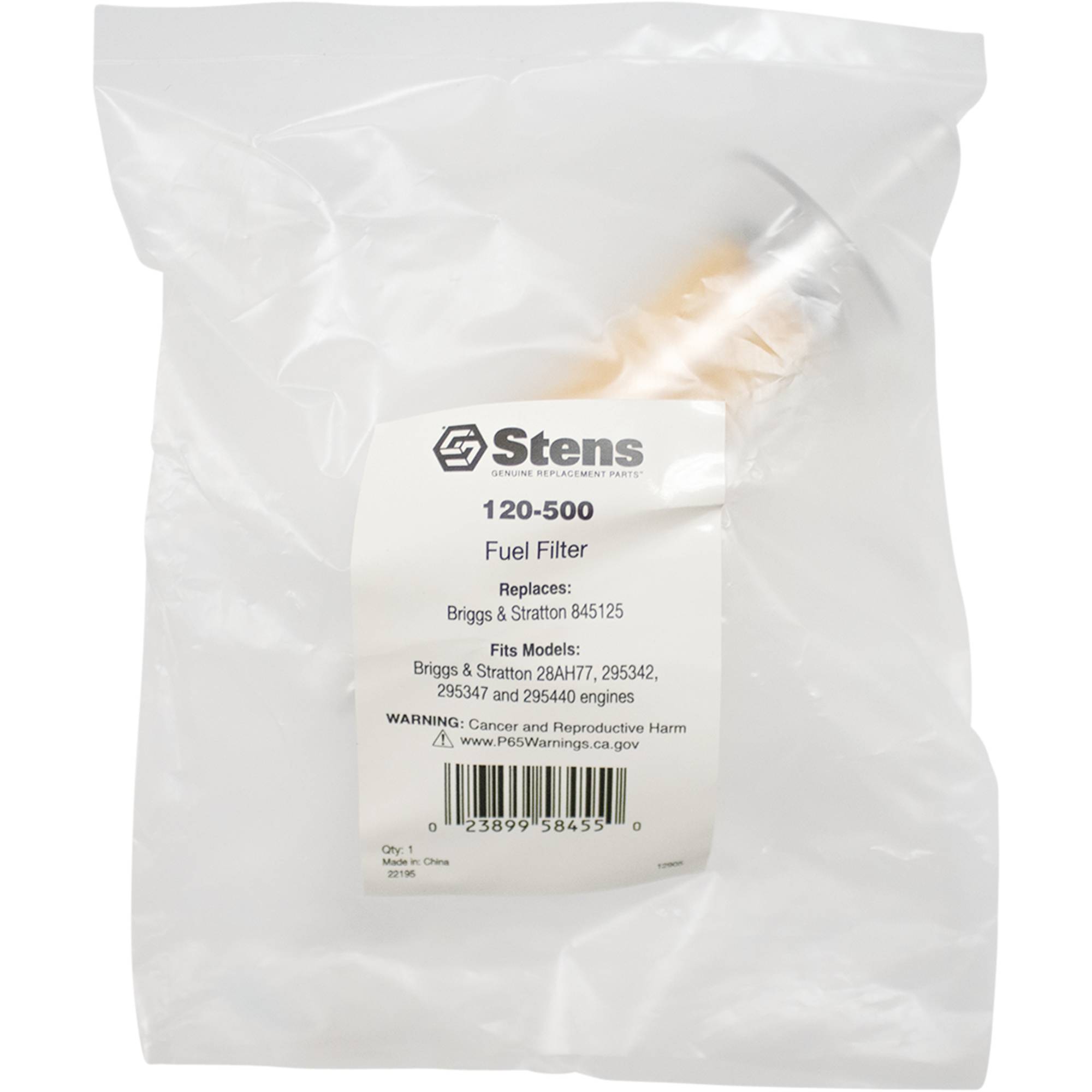 Fuel Filter For Briggs & Stratton 28AH77-0112-E1, 28BH77-0115-E1 120-500