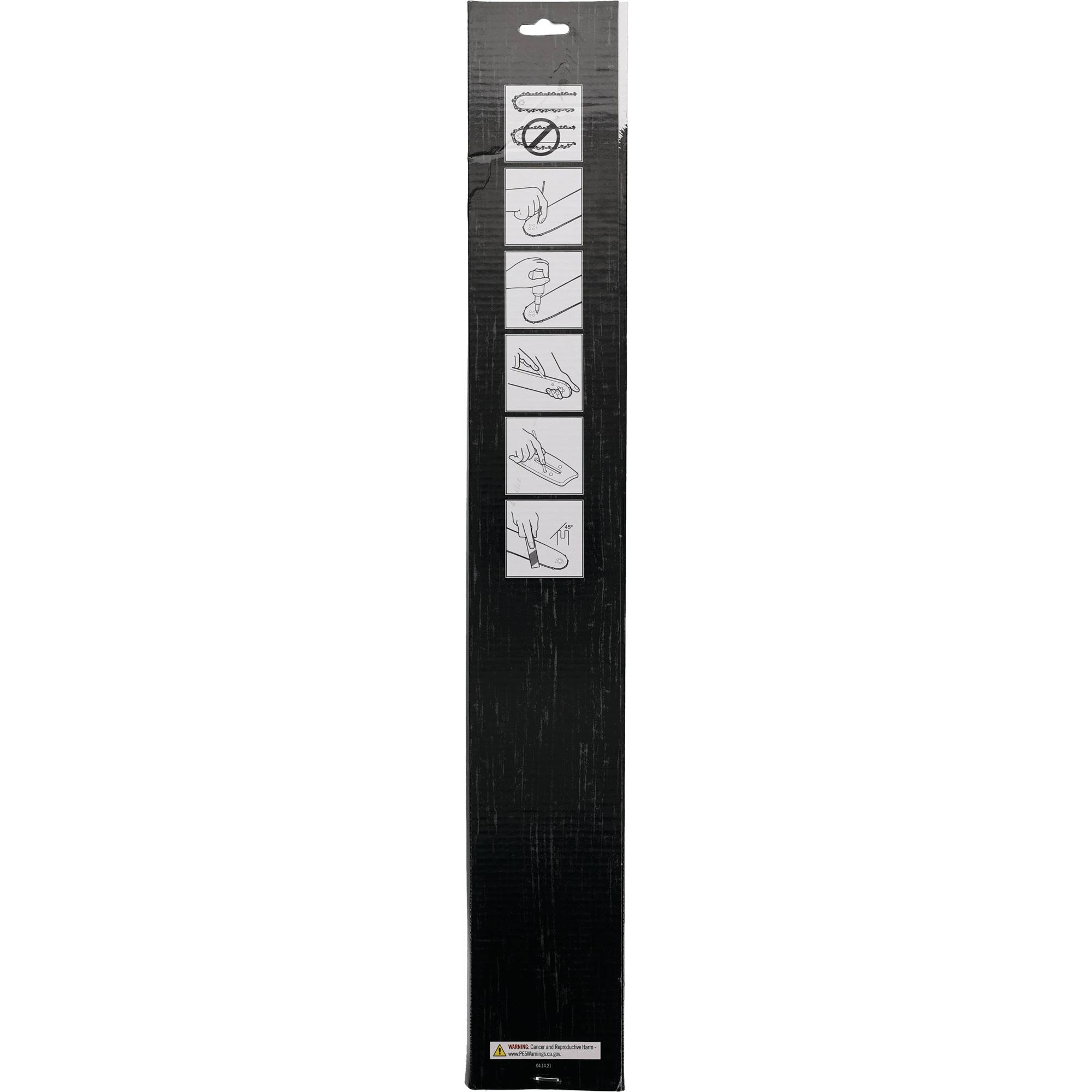 18" Replaceable Sprocket Nose Bar For Cub Cadet CS5018, CS5220, CS5720 075-3286