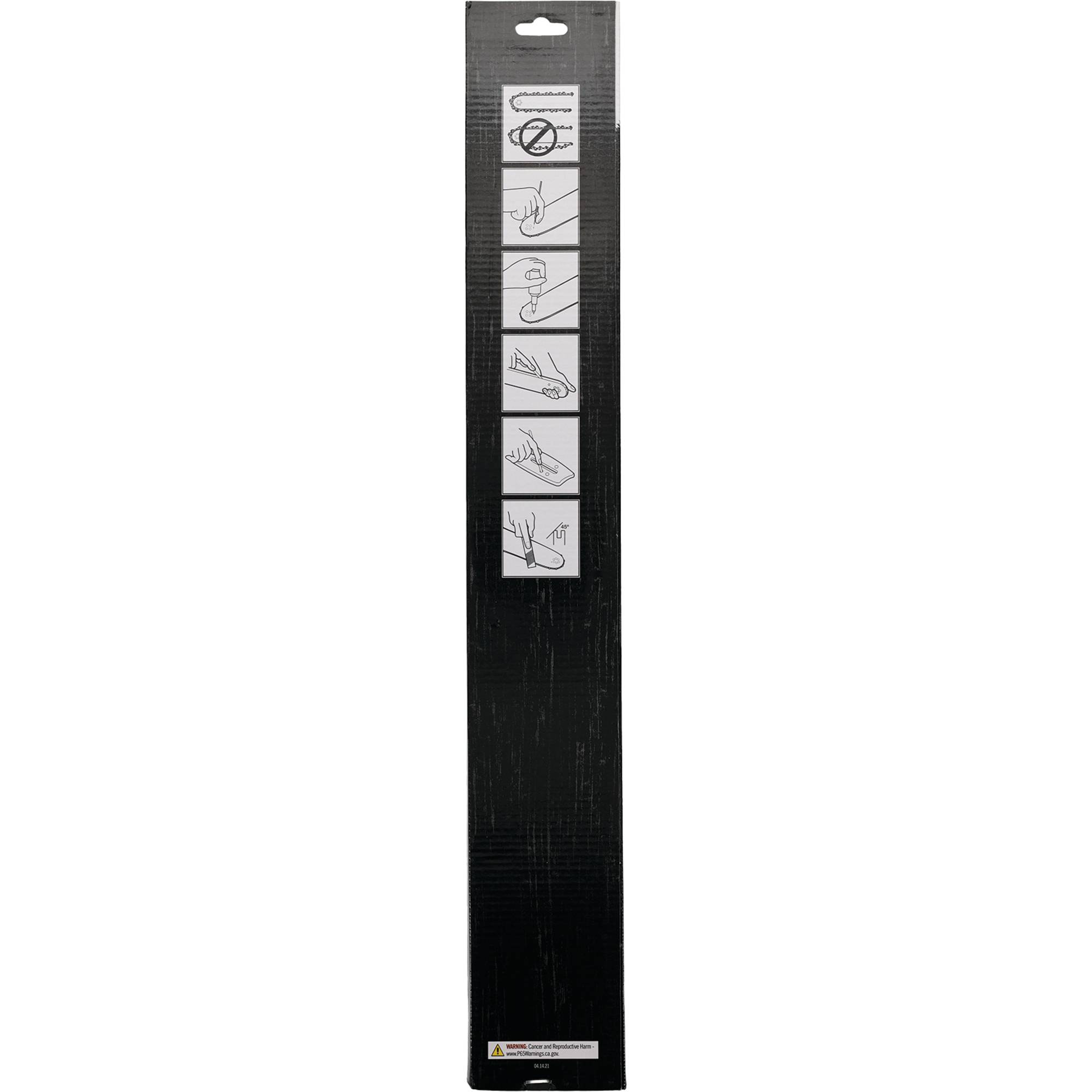 20" Replaceable Sprocket Nose Bar For Cub Cadet CS5018, CS5220, CS5720 075-3426