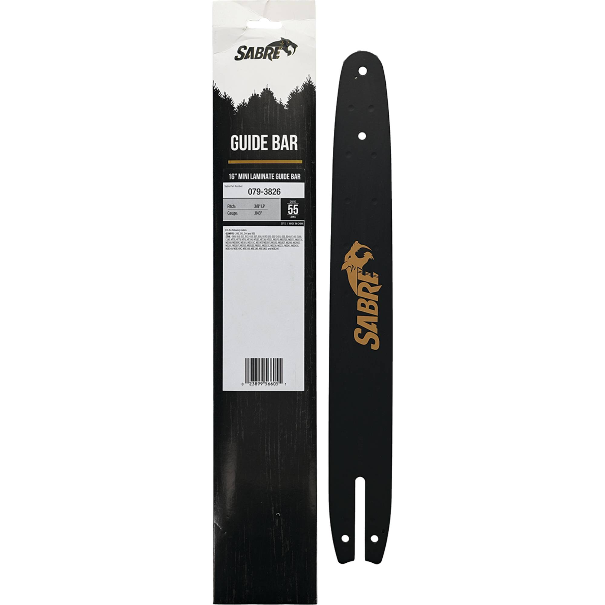 16" Mini Laminate Sprocket Nose Bar For Olympyk 240, 241, 244 and 935 079-3826