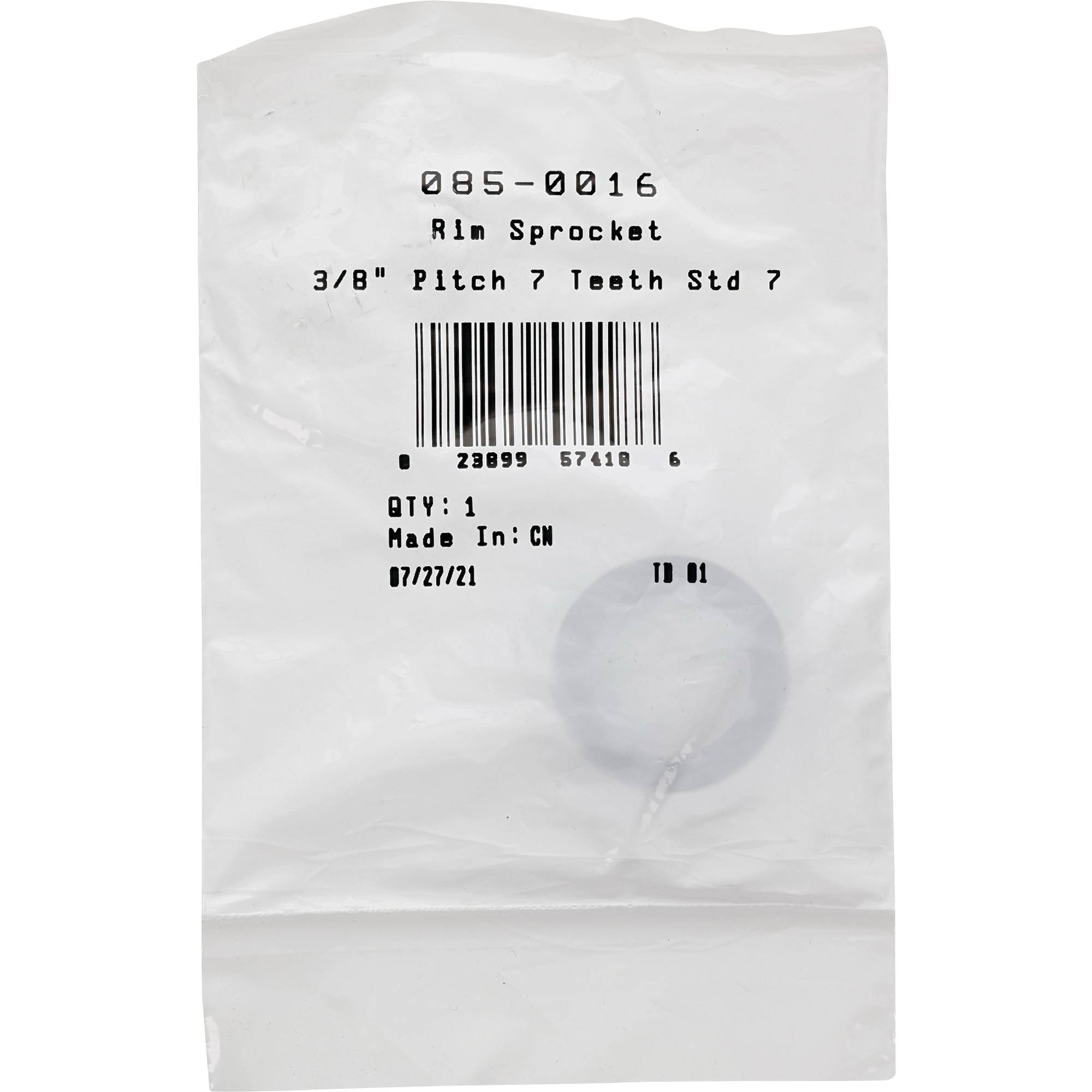 Rim Sprocket For Carlton A-17-SR, Echo 17500500230, Homelite 63284 085-0016