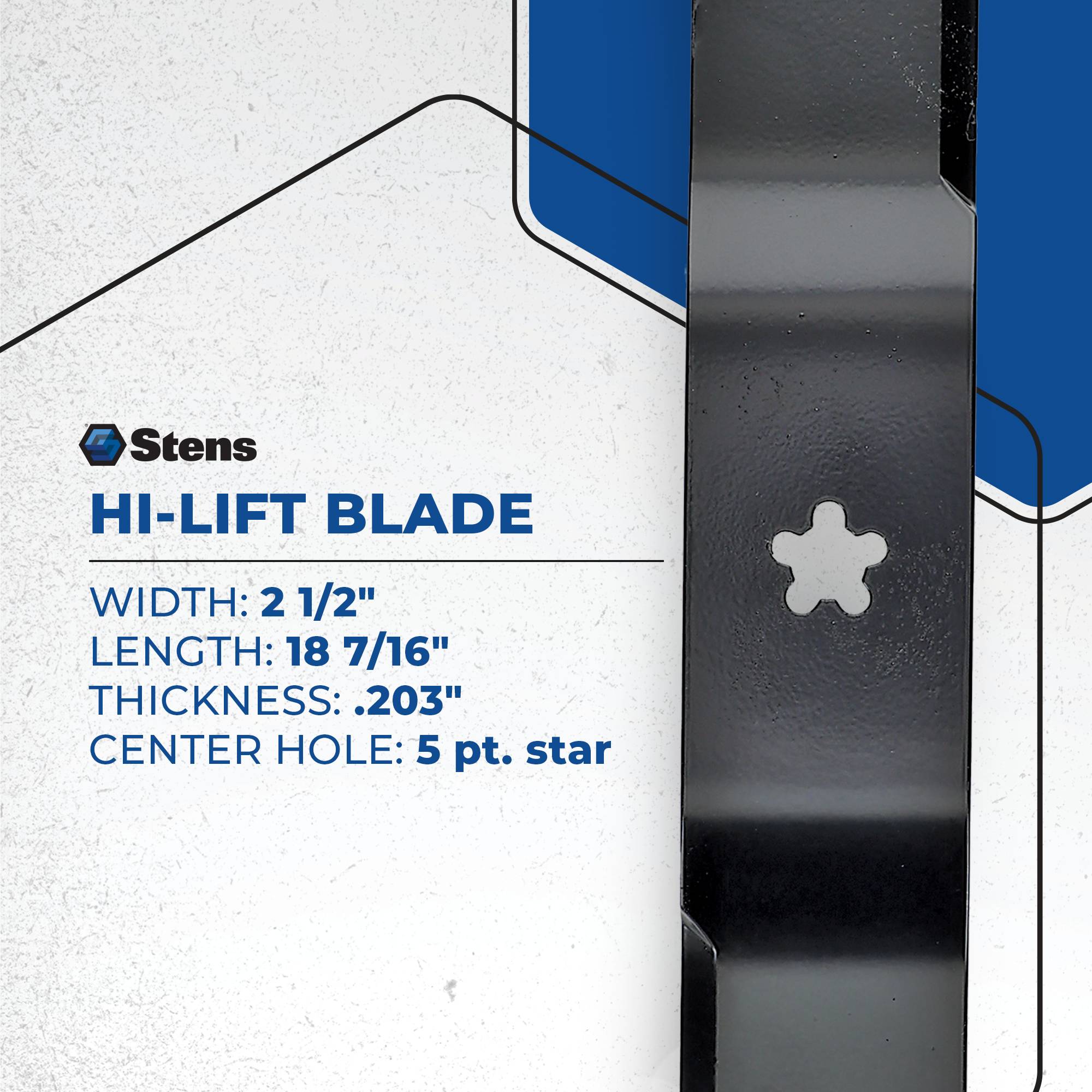 Hi-Lift Blade For Husqvarna 96769610100, 96769600101 and 96798470100; 330-905