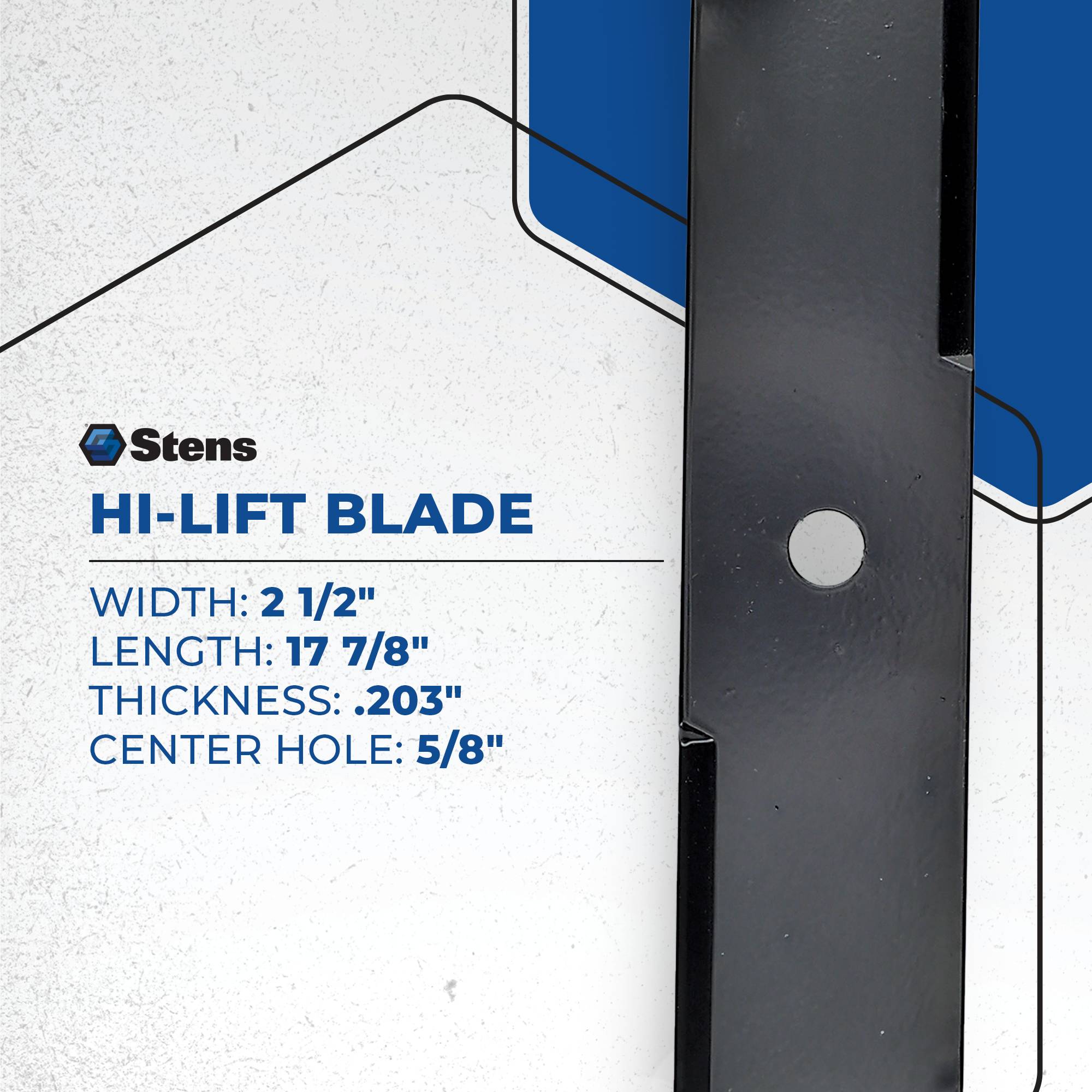 Hi-Lift Blade For Hustler 932004, 933382, 931881, 931899, 933077, 933325 330-913