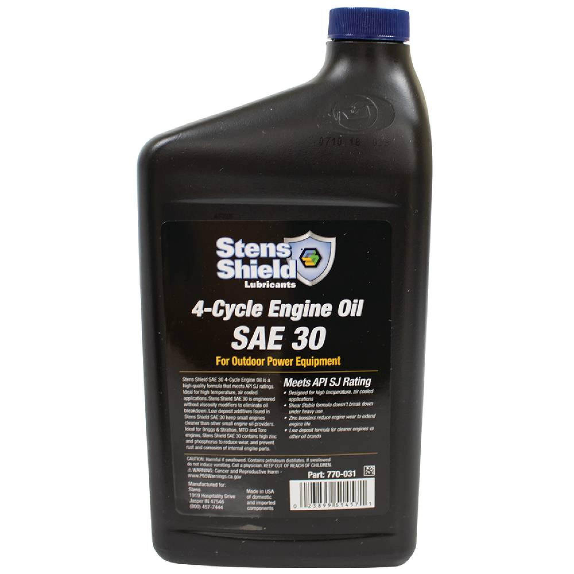 New 4-Cycle Engine Oil for Universal Products SAE30