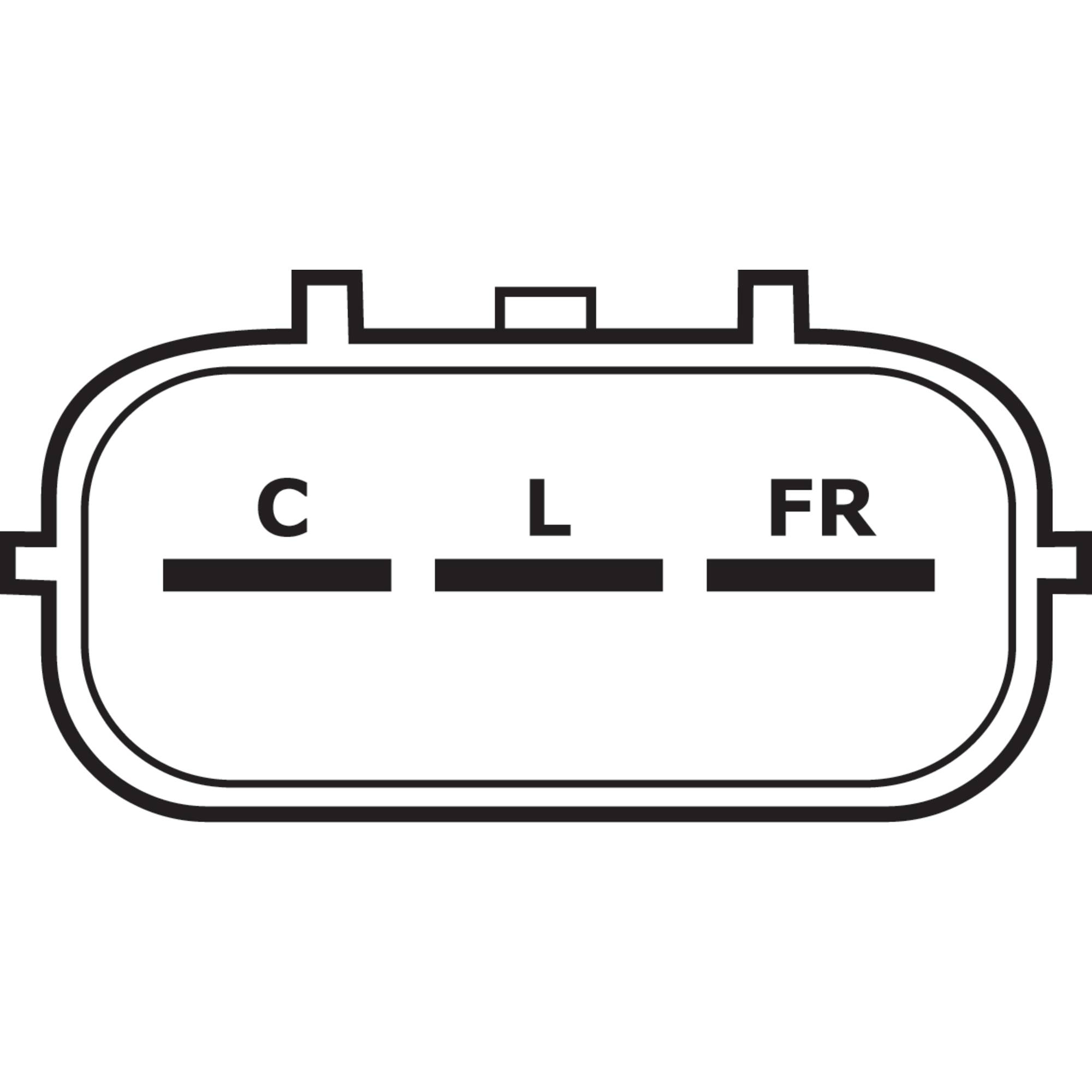 Alternator, 12V, 110A Hyundai Santa Fe 2010-2012 2.4L L4 , 400-40058