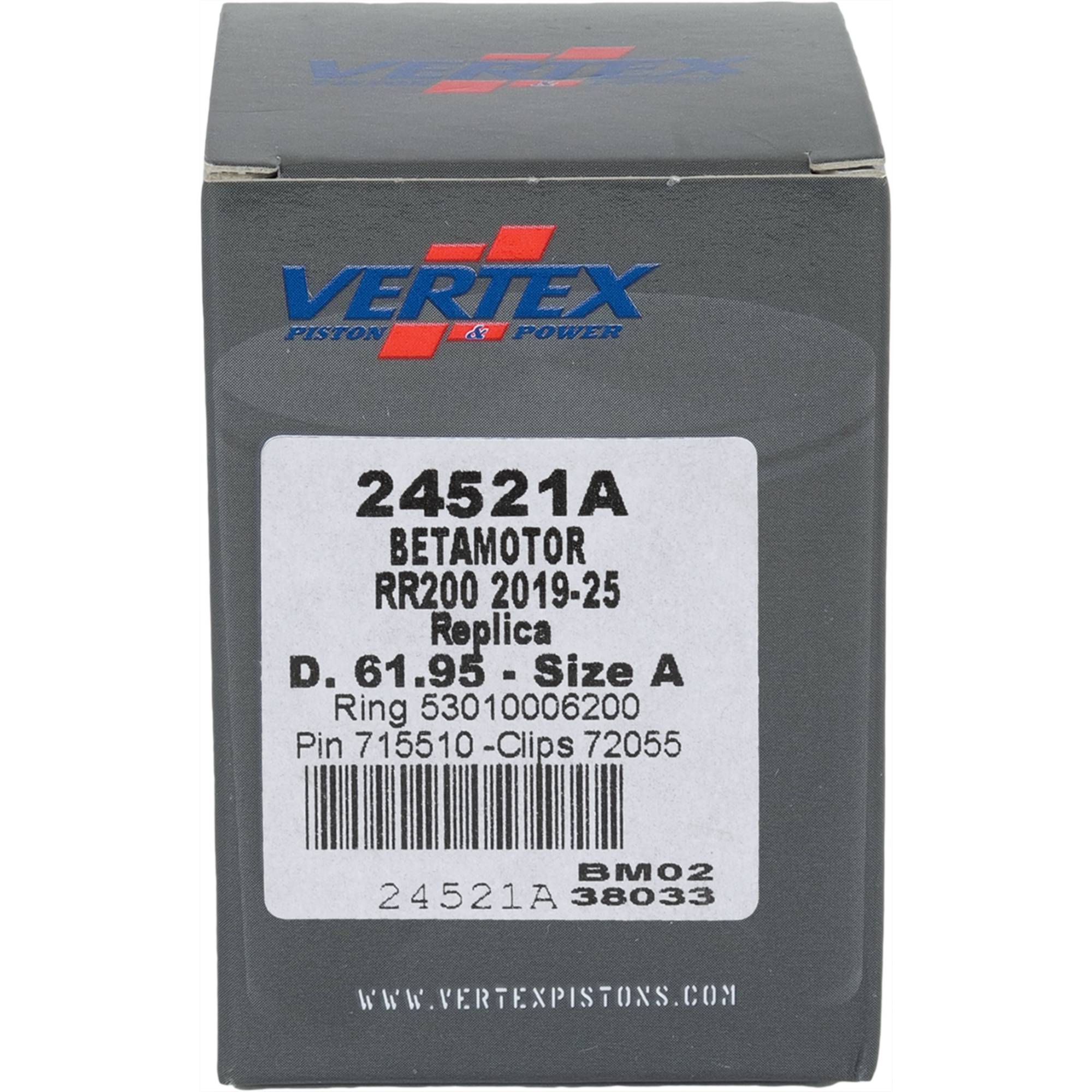 Cast Replica Piston Kit For Beta RR 2T 200 2019-2024 200cc Displacement; 24521A