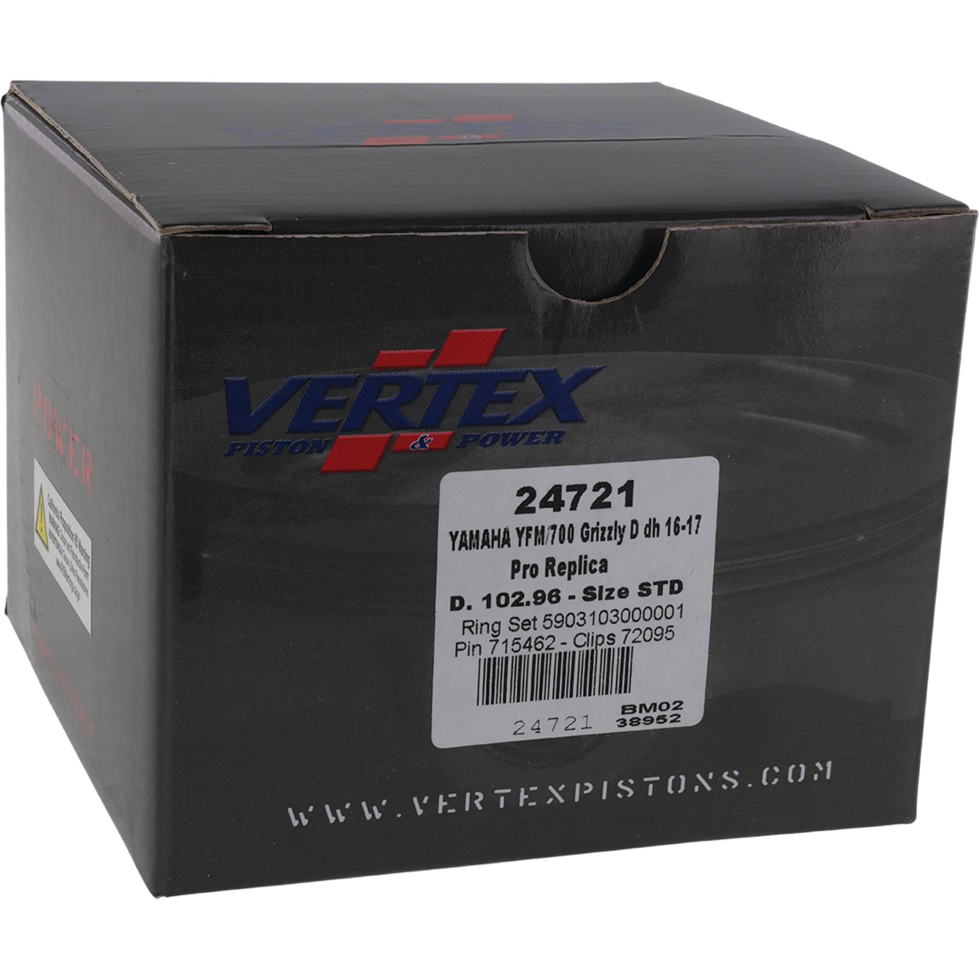 Forged Replica Piston Kit For Yamaha YFM 700 D Grizzly 4x4 2016–2017; 24721